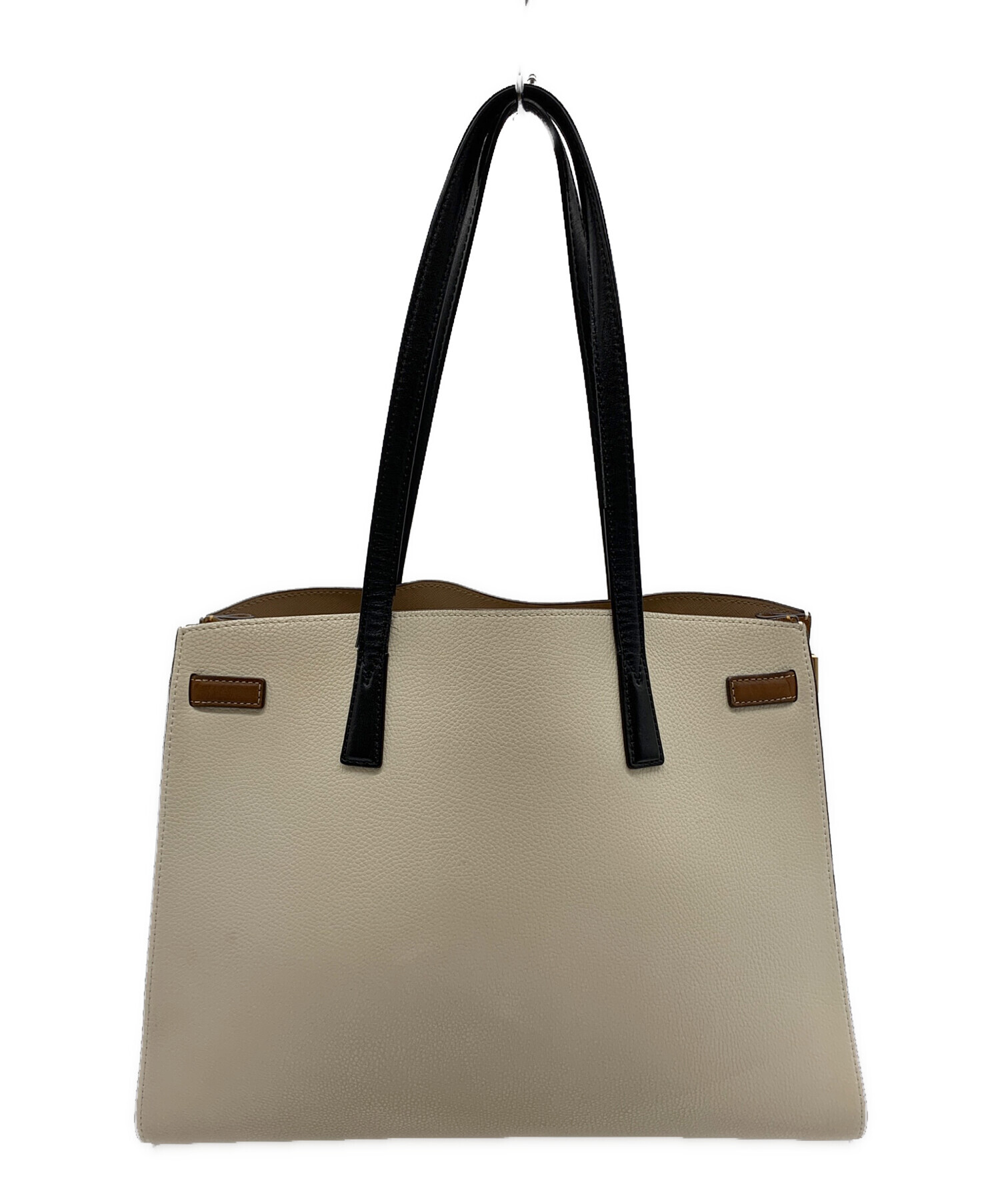 Tory Burch トートバッグ ベージュ/ブラック TORY BURCH(トリーバーチ