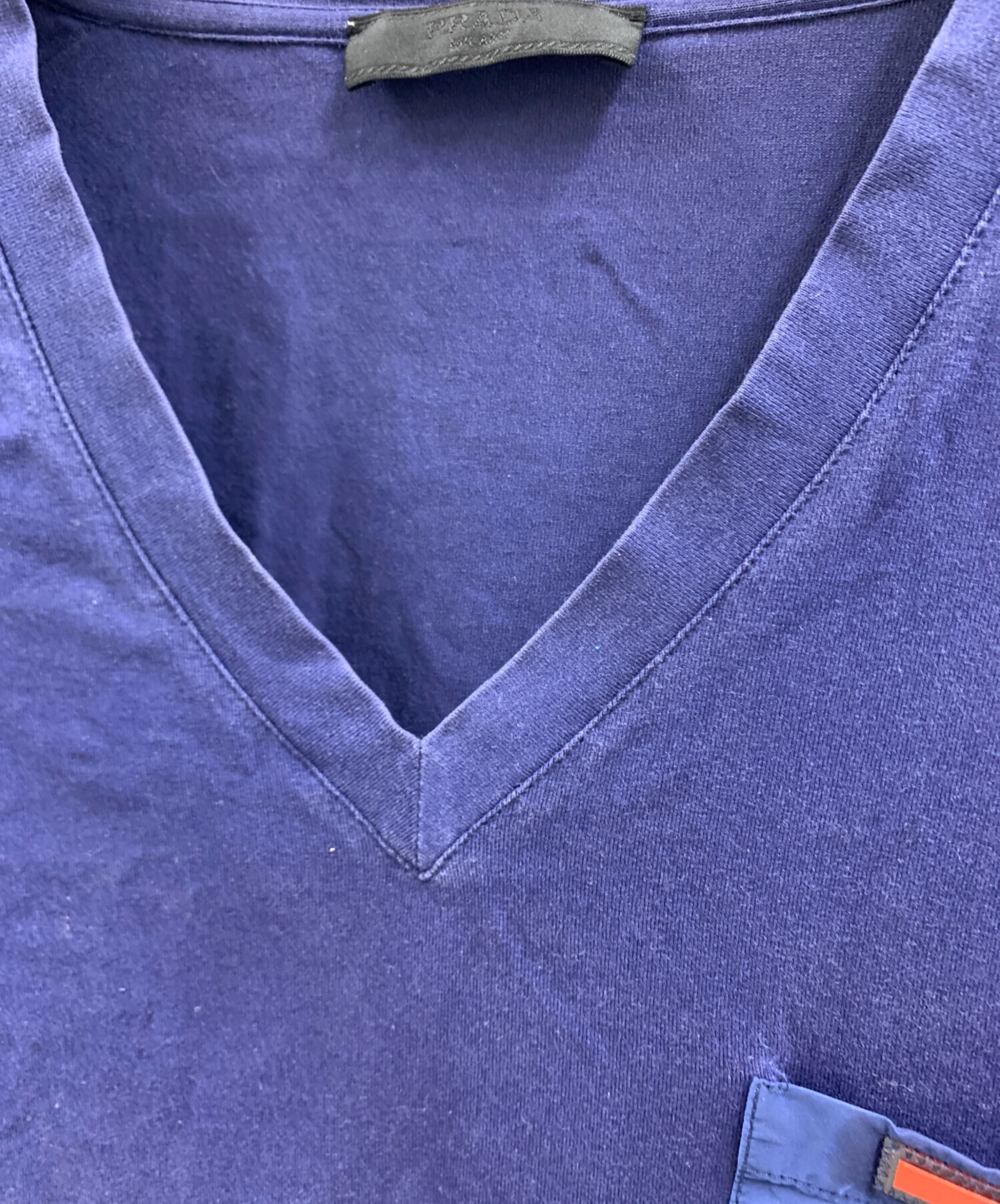中古・古着通販】PRADA (プラダ) PRADA Vネックポケットカットソー 