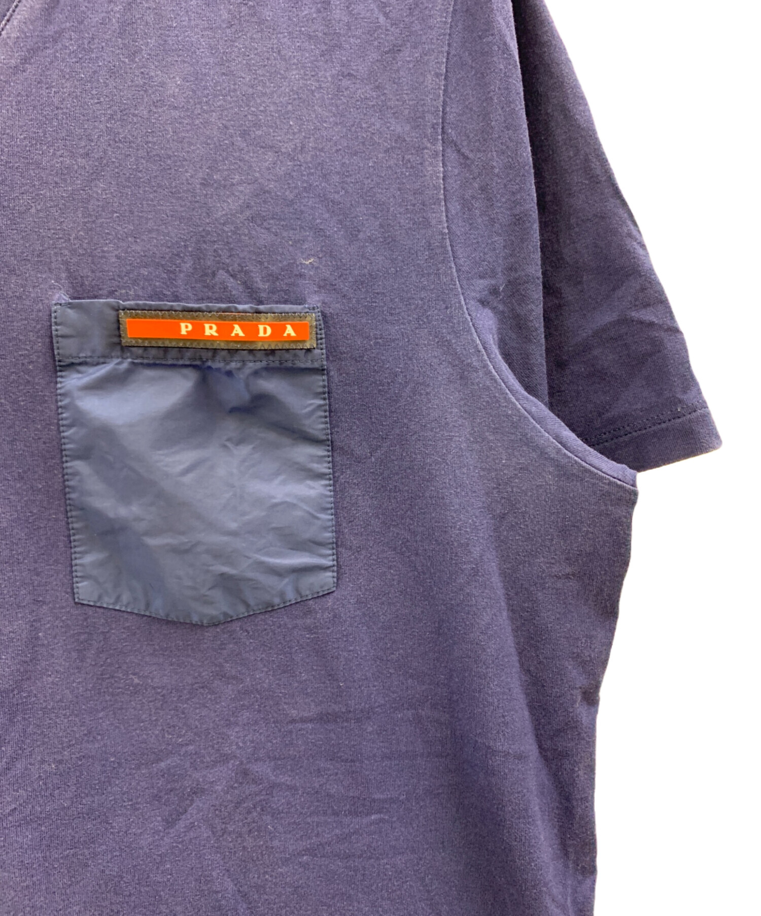 中古・古着通販】PRADA (プラダ) PRADA Vネックポケットカットソー