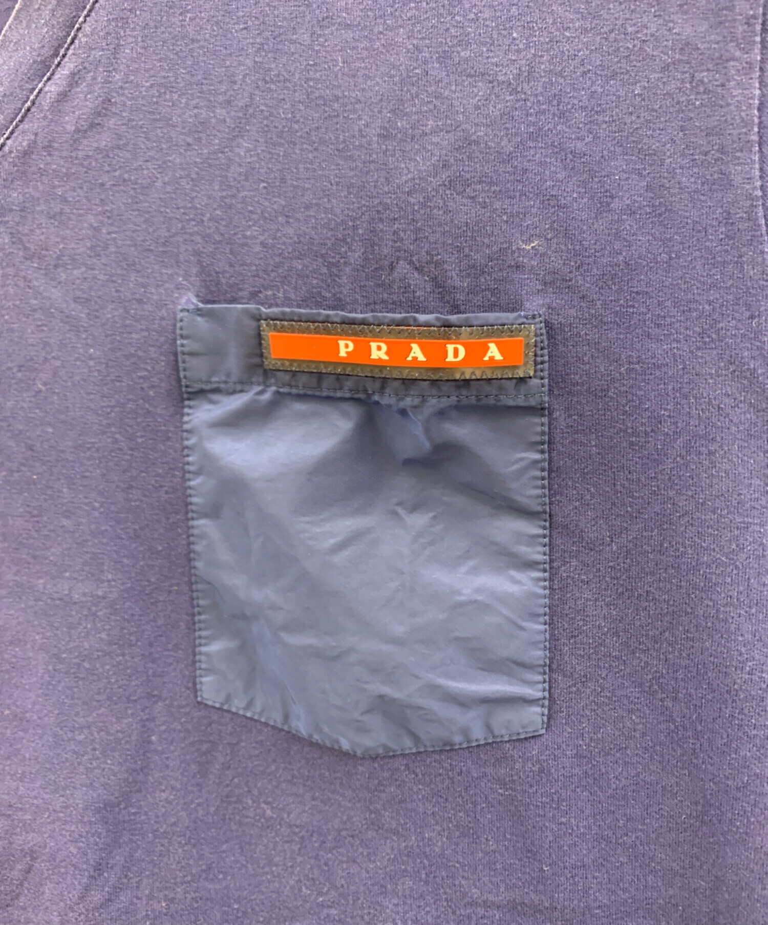 中古・古着通販】PRADA (プラダ) PRADA Vネックポケットカットソー