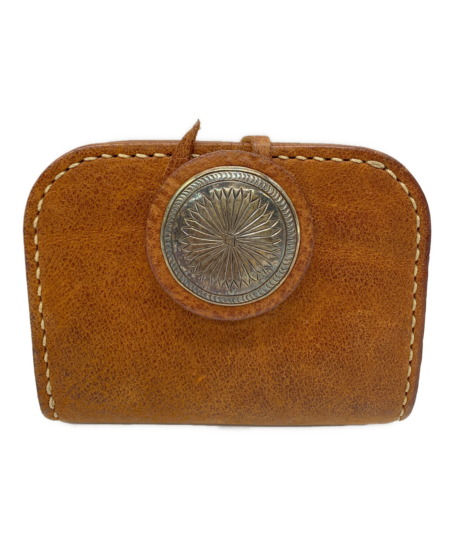 【ラッキージョン】クロコダイルウォレット　LUCKY JOHN 中古・古着通販】LUCKY JOHN (ラッキージョン) LUCKY JOHN 2つ折り財布