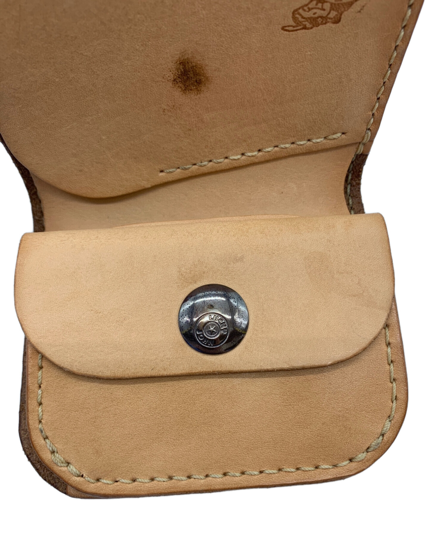 ラッキージョン　LUCKY JOHN ミドルウォレット　別注品　財布 中古・古着通販】LUCKY JOHN (ラッキージョン) LUCKY JOHN 2つ折り財布