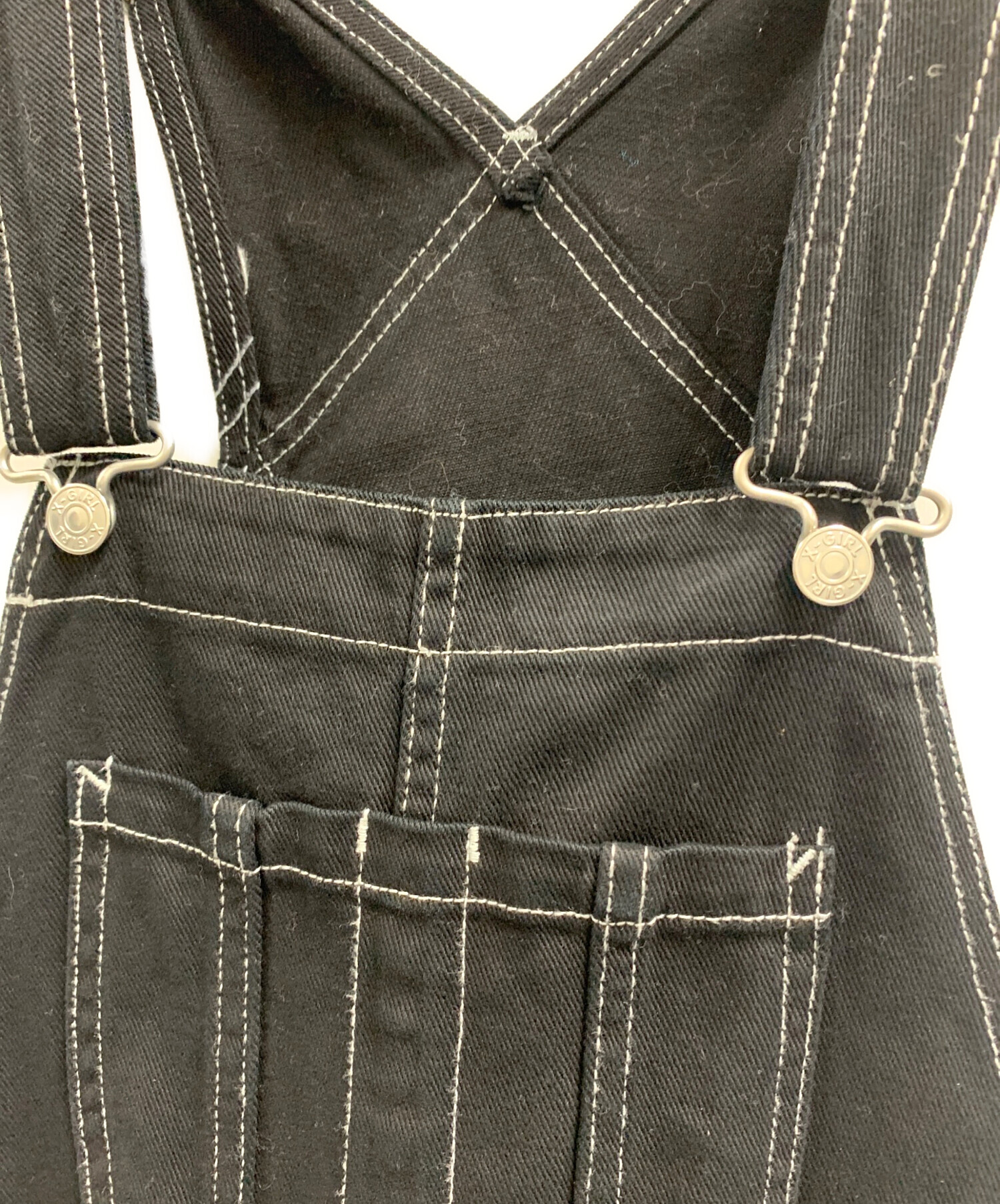 ★エックスガール【S】スケーターツイル フライト オーバーオール 白黒 r432 Amazon.co.jp: [エックスガール] オーバーオール #1 SKATER TWILL