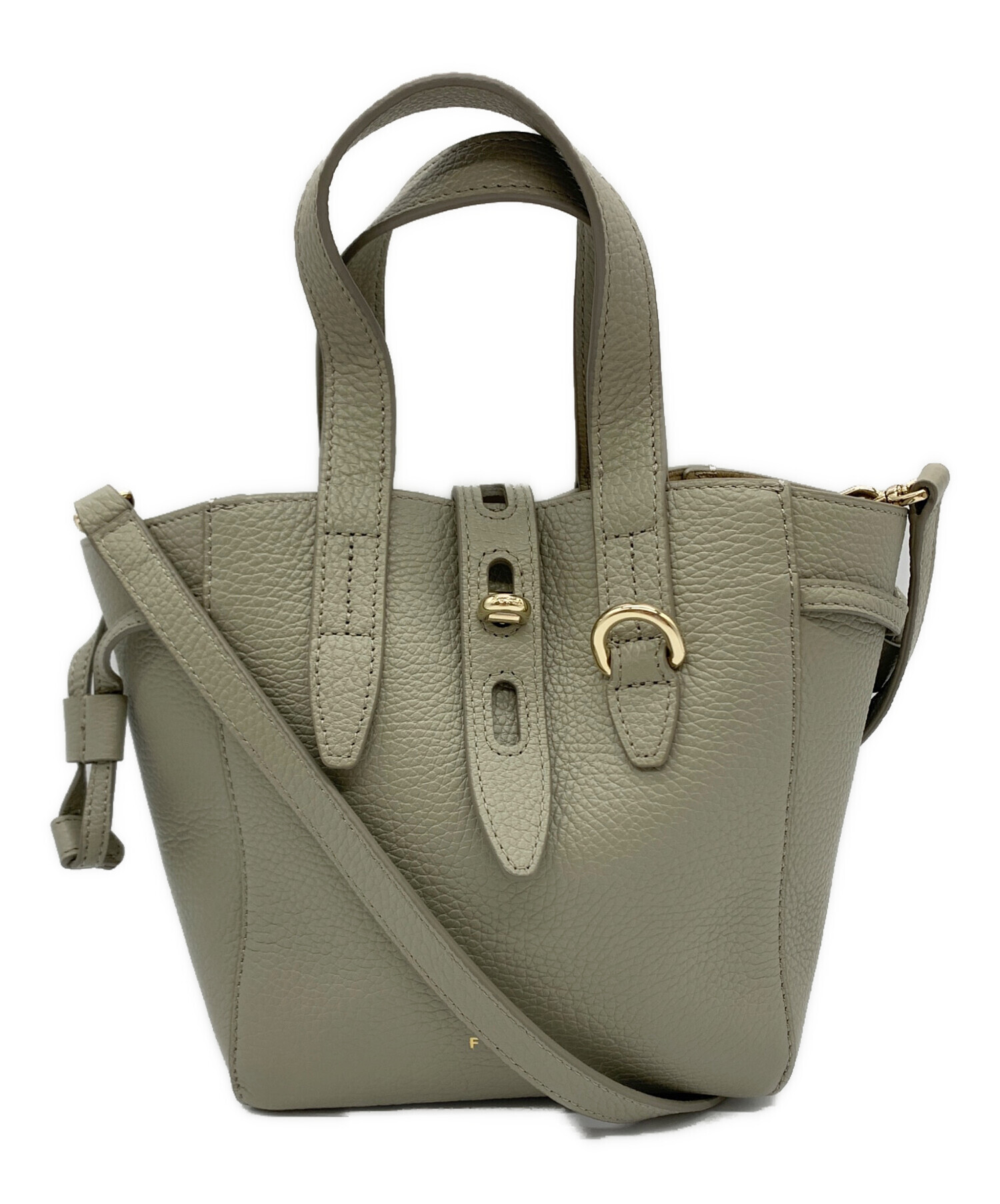 中古・古着通販】FURLA (フルラ) FURLA ショルダートートバッグ グレー 