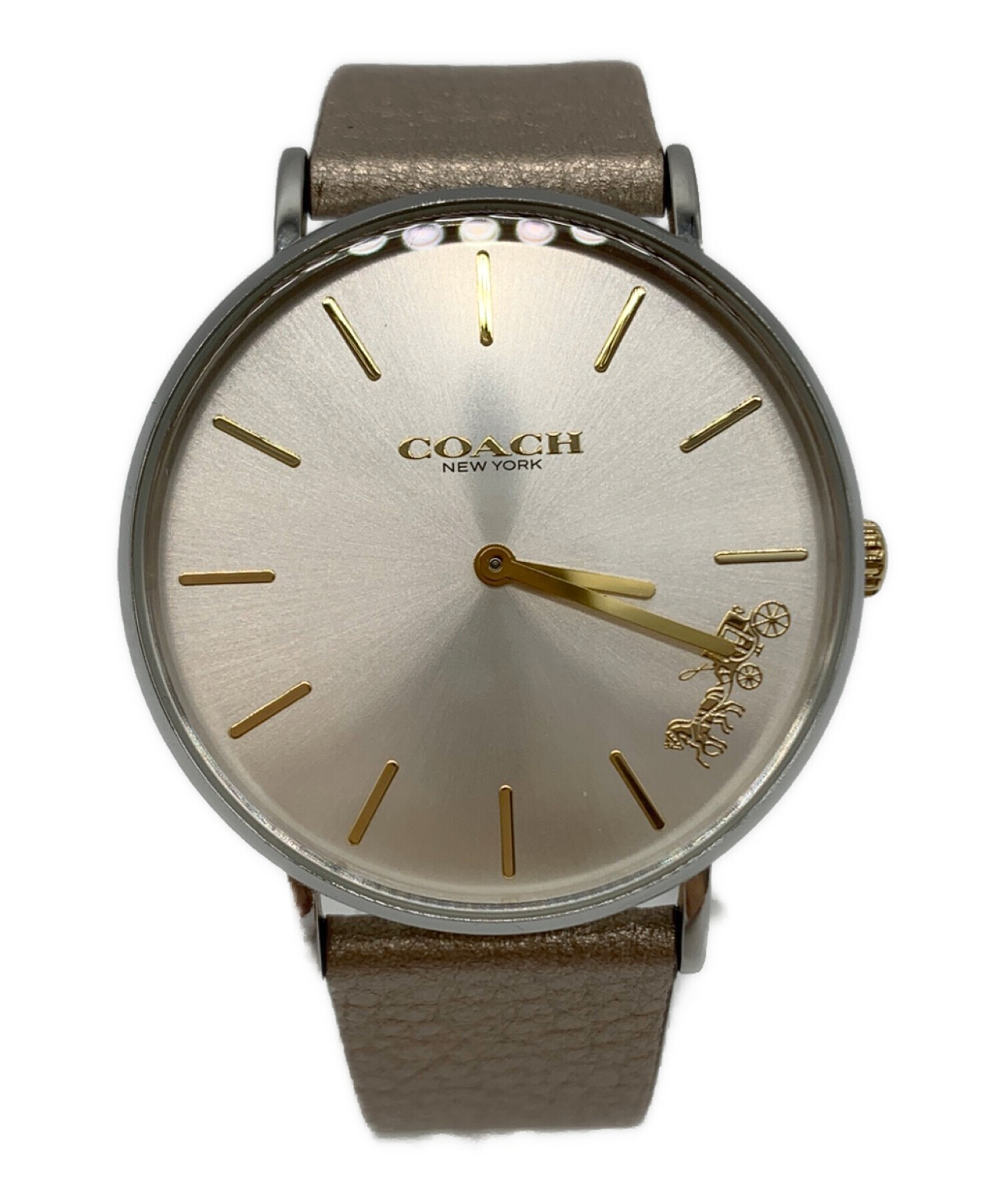 中古・古着通販】COACH (コーチ) COACH リストウォッチ シルバー 