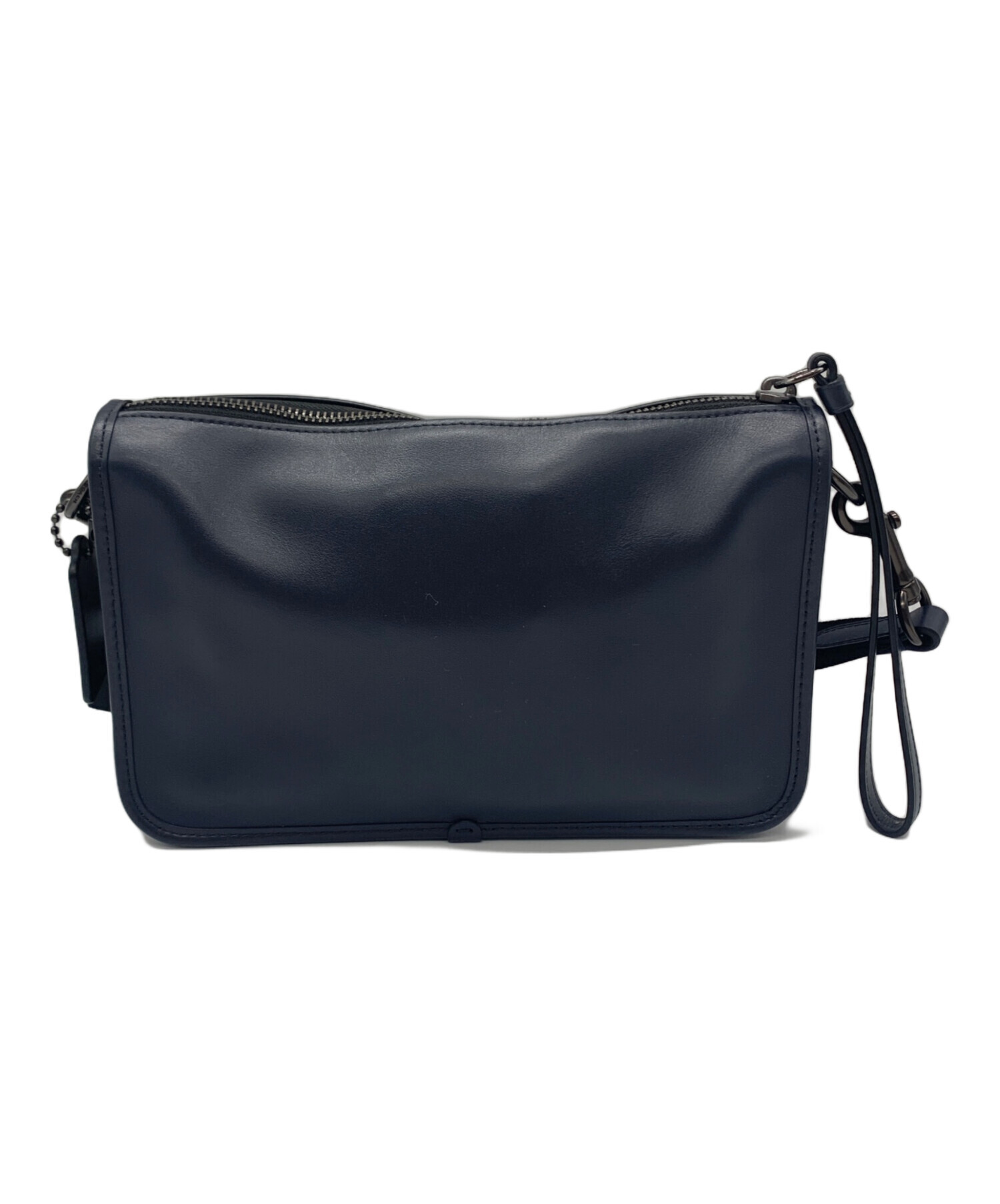 中古・古着通販】COACH (コーチ) COACH ショルダーバッグ ネイビー 
