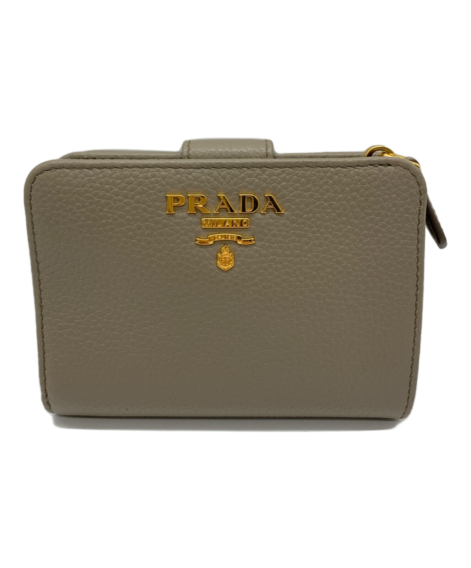中古・古着通販】PRADA (プラダ) PRADA 2つ折り財布 ARGILLA｜ブランド 