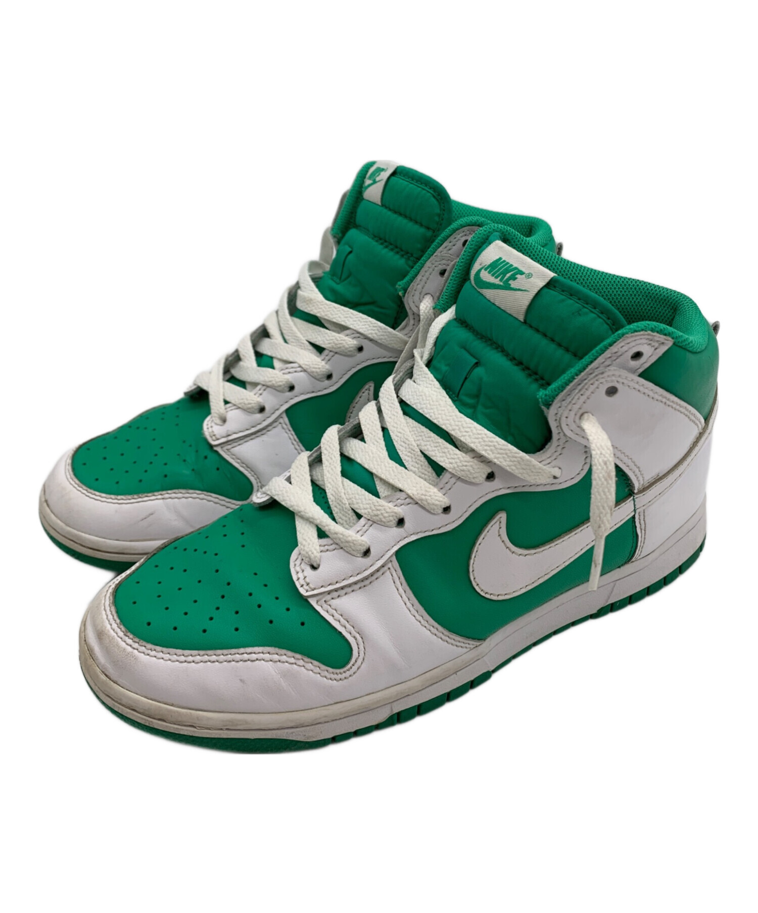 NIKE グリーン ハイカット シューズ　27㌢ 中古・古着通販】NIKE (ナイキ) NIKE ハイカットスニーカー