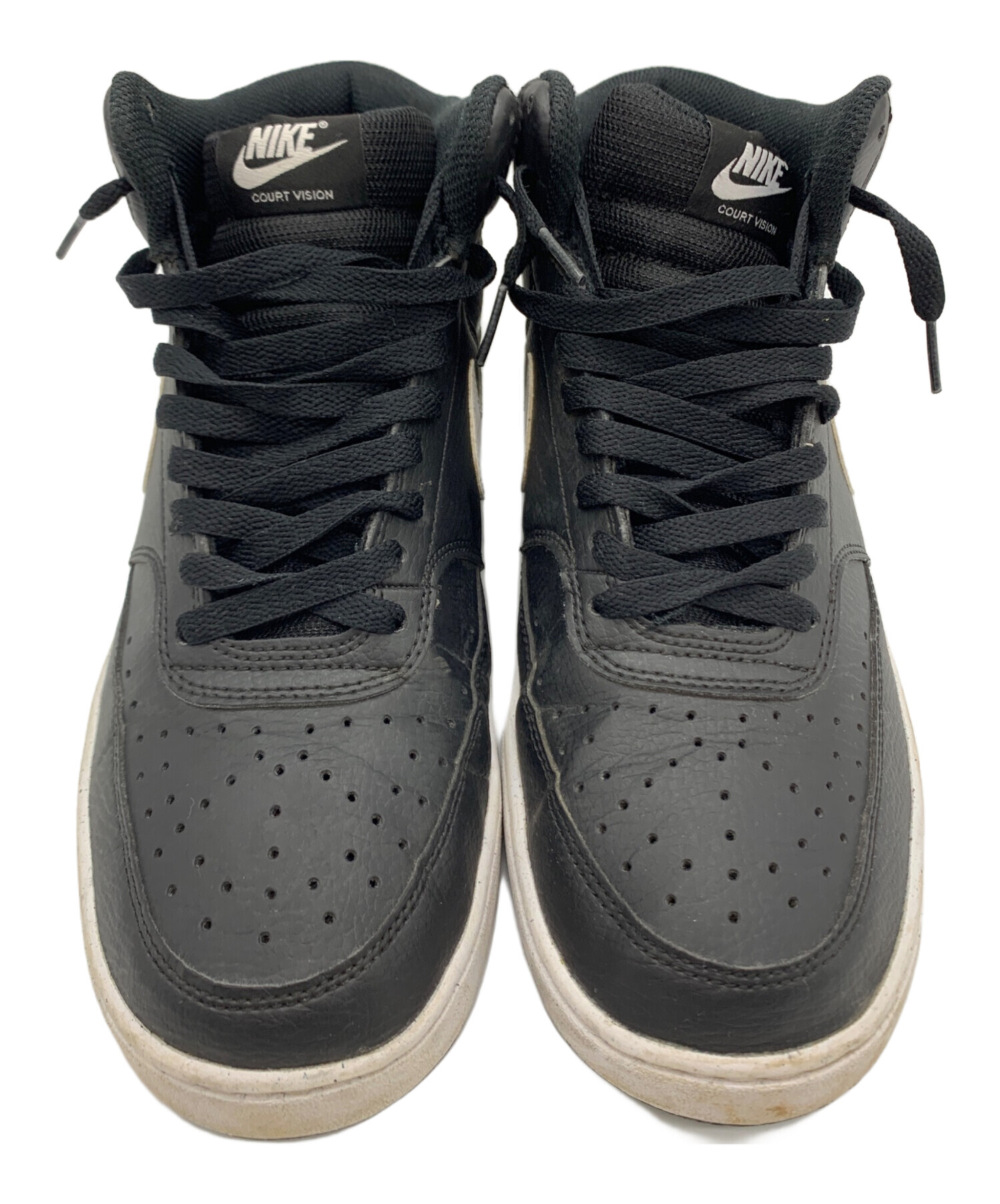 中古・古着通販】NIKE (ナイキ) NIKE COURT VISION MID NN ブラック 