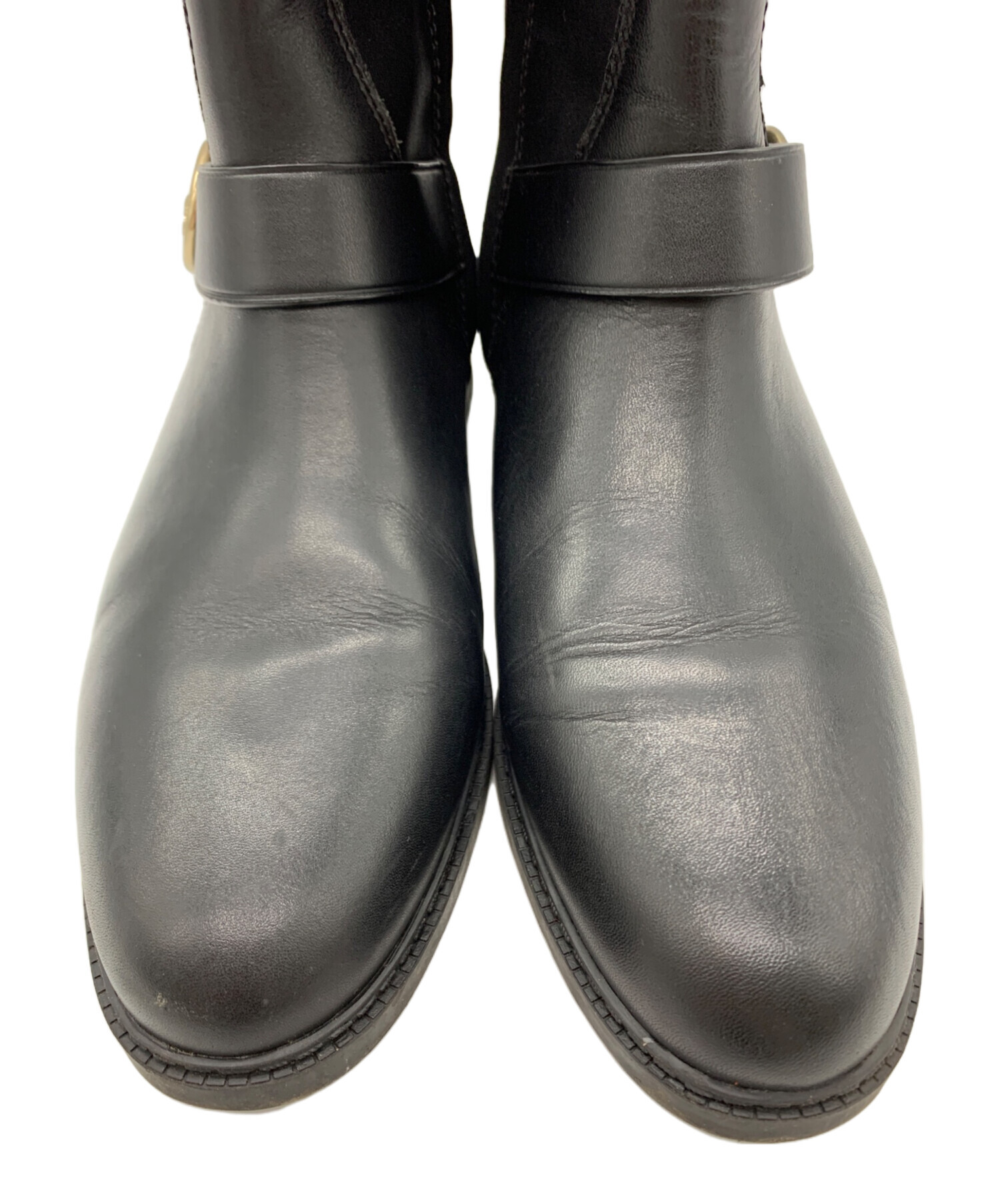 中古・古着通販】COACH (コーチ) COACH ロングブーツ ブラック サイズ