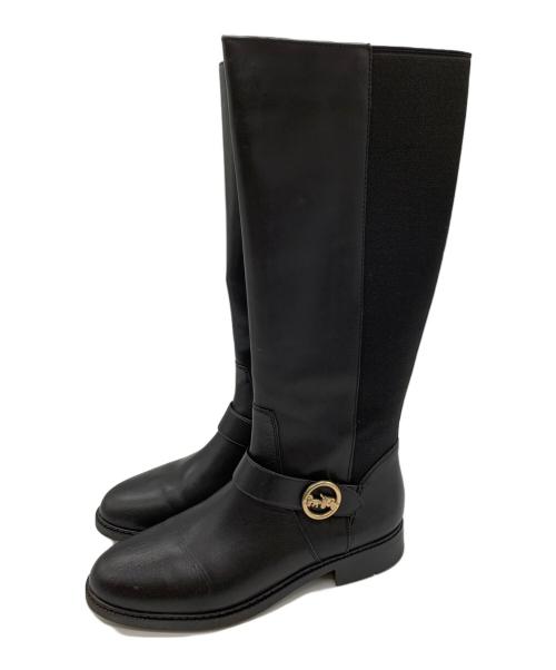 美品　COACH コーチ　ロングブーツ　ブラック　黒　24cm 箱入り 1046008716290409_01_0760w.jpeg