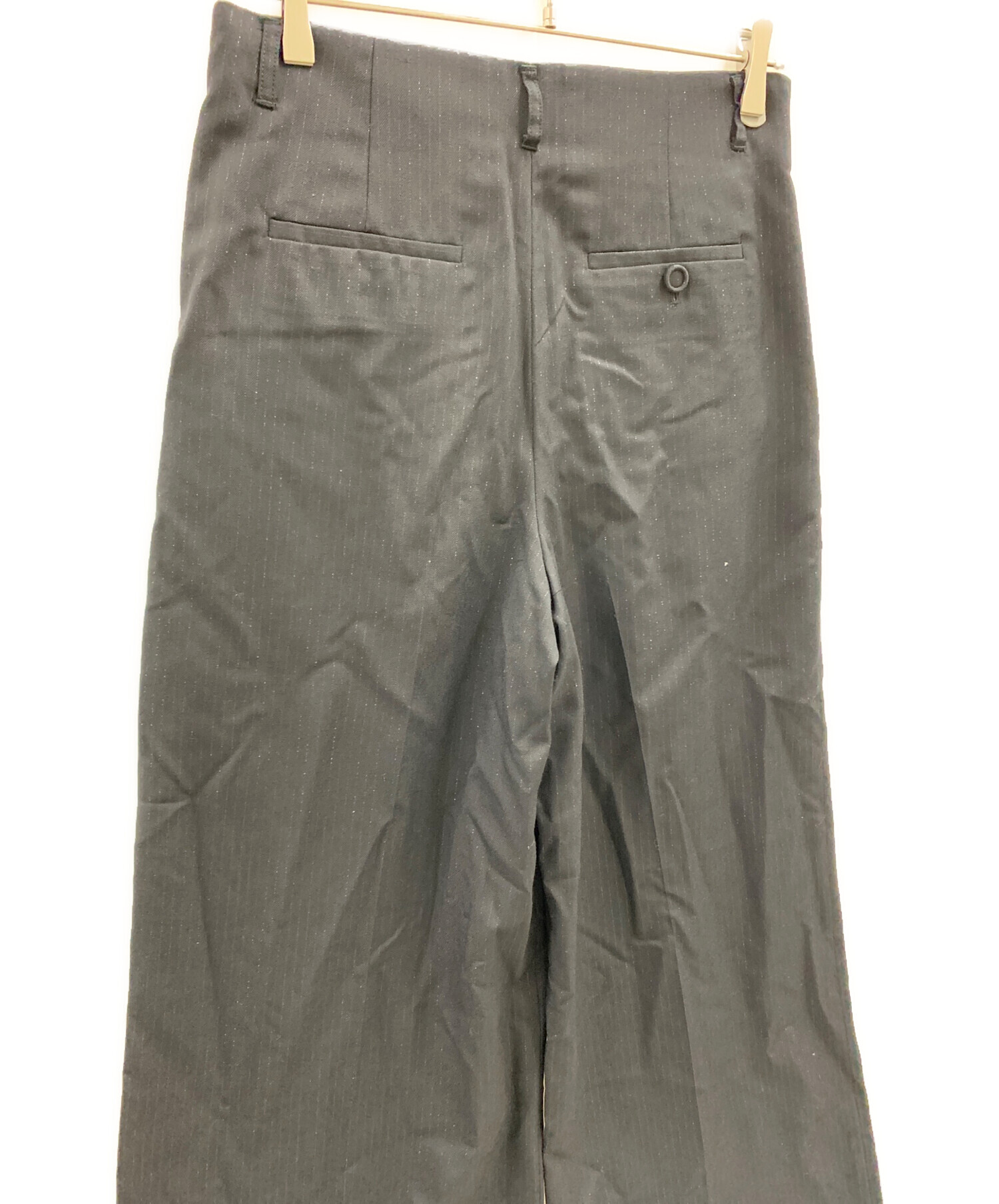 中古・古着通販】ORIMI (オリミ) ORIMI タックパンツ ネイビー サイズ