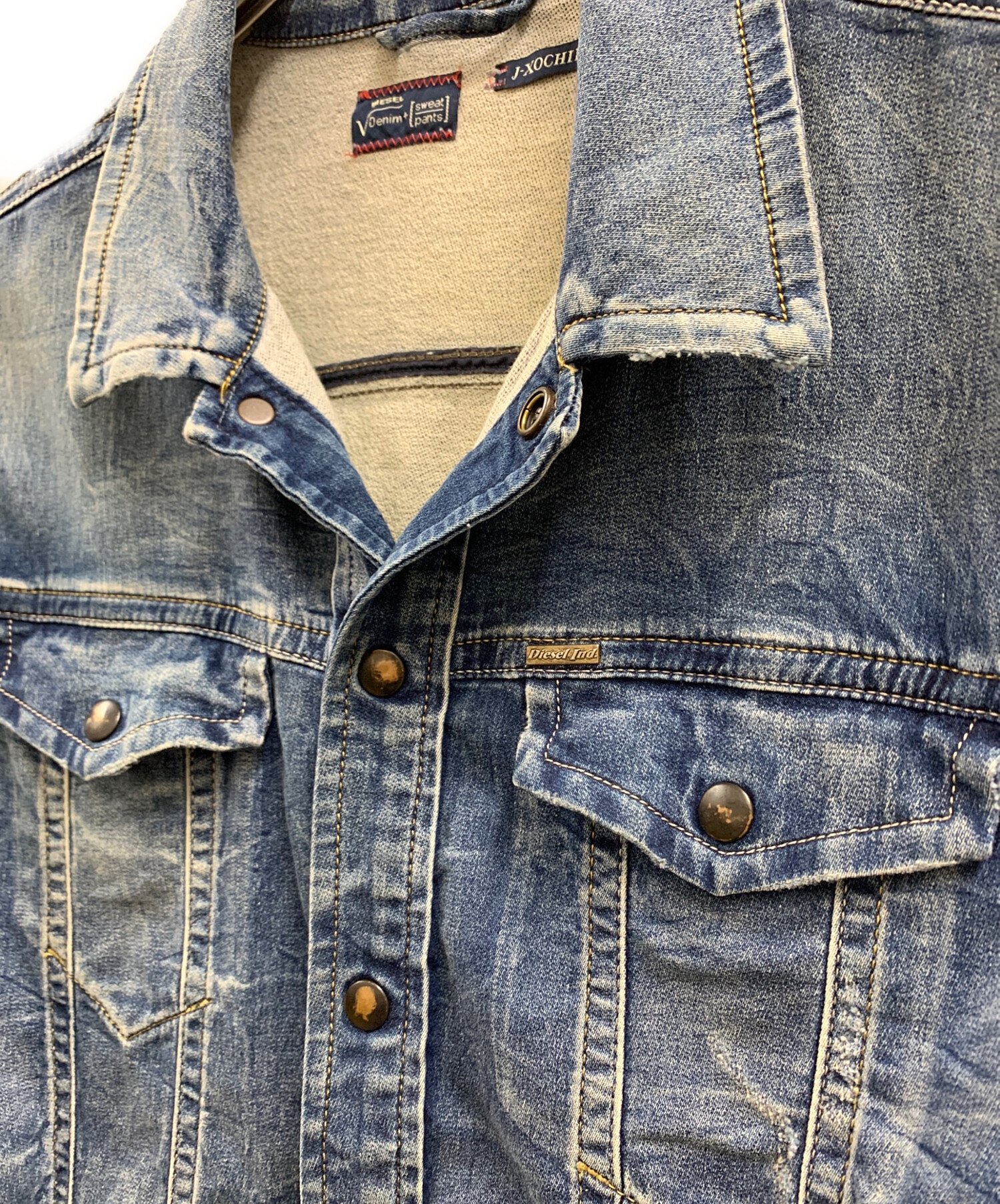 中古・古着通販】DIESEL (ディーゼル) DIESEL デニムジャケット 