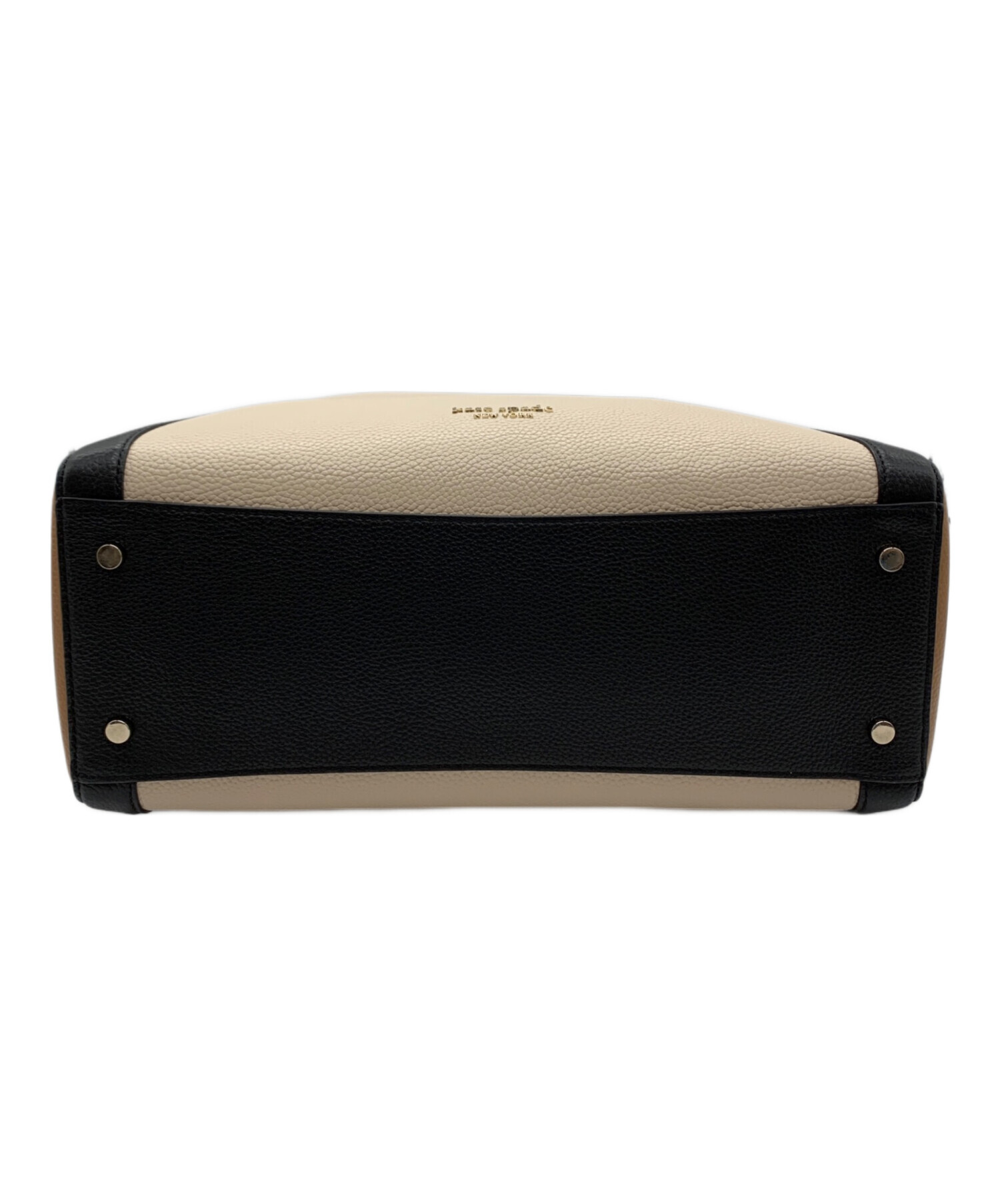 Kate Spade ベージュ ブラック トートバッグ 中古・古着通販】Kate Spade (ケイトスペード) Kate Spade トート