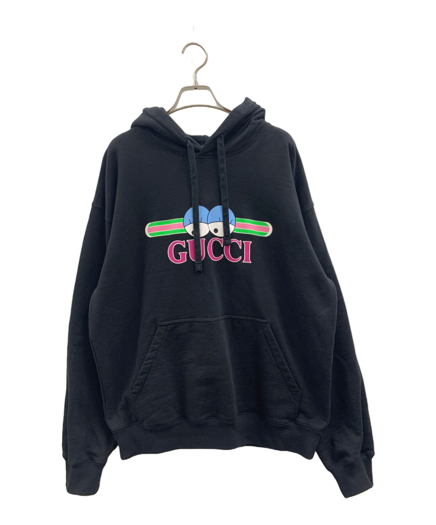 GUCCIパーカー新品未使用　M 中古・古着通販】GUCCI (グッチ) GUCCI ロゴプリントプルオーバー