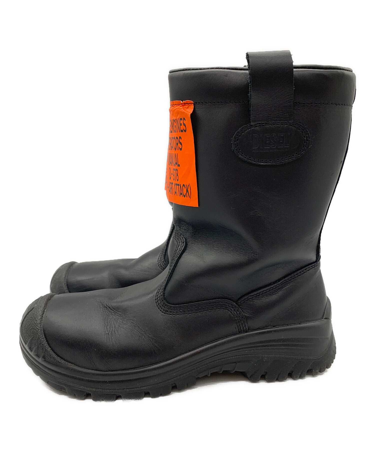 格安　DIESEL ディーゼル ブーツ 27cm定価43000円 中古・古着通販】DIESEL (ディーゼル) DIESEL ブーツ ブラック サイズ