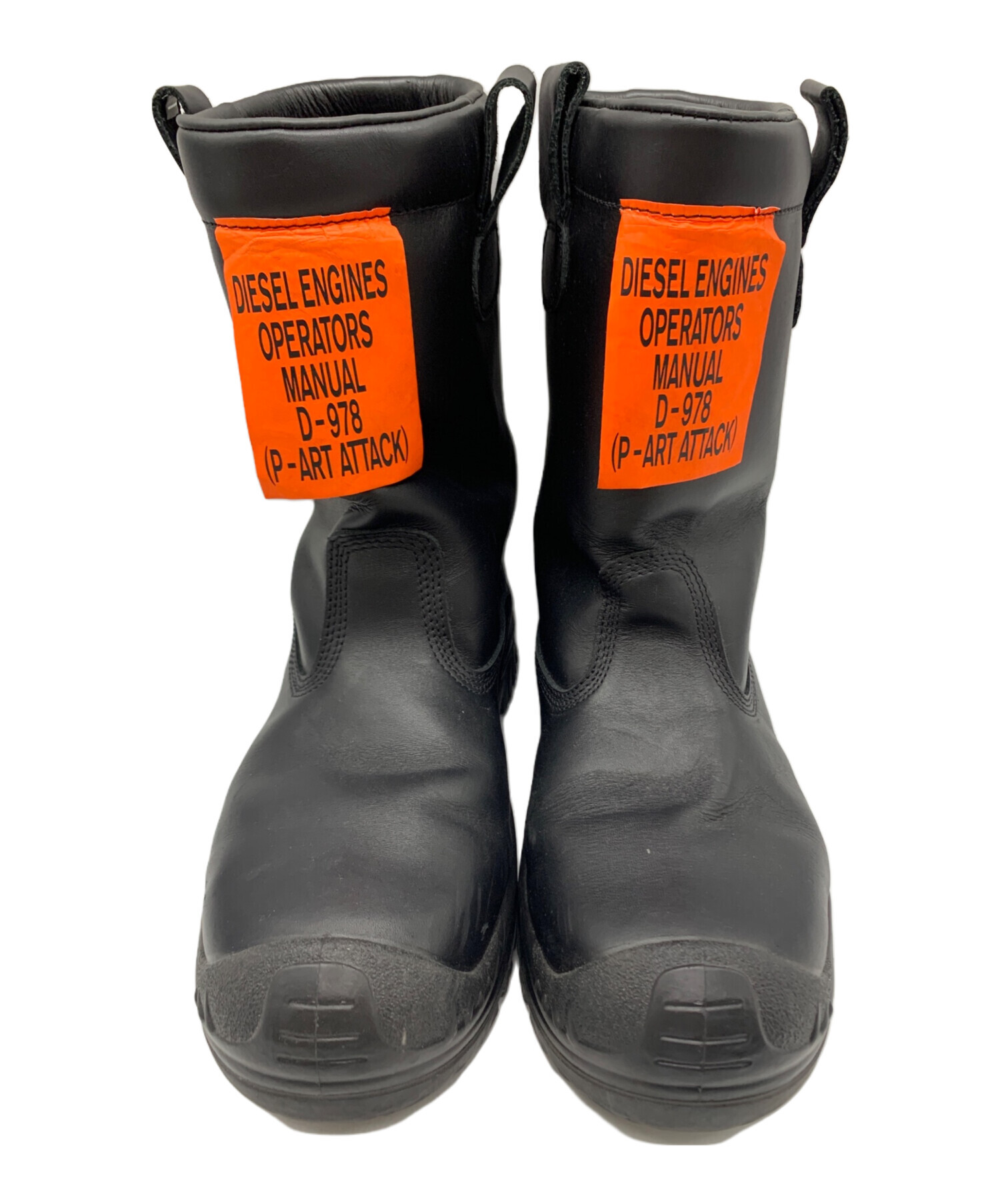 DIESEL ブーツ 41 中古・古着通販】DIESEL (ディーゼル) DIESEL ブーツ ブラック サイズ