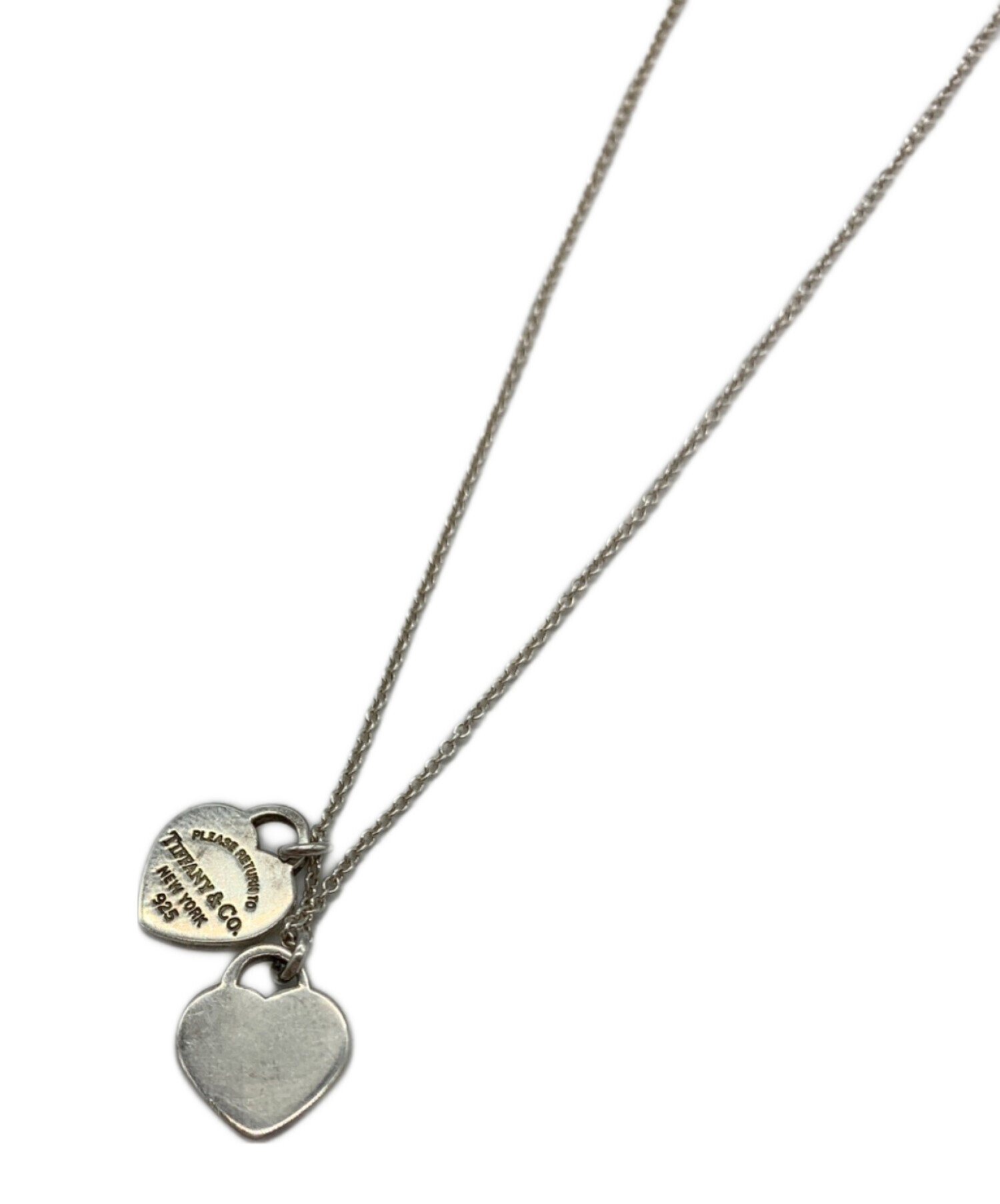 サ*ー様 TIFFANY ティファニー ダブルハート（ゴールド・シルバーンド） 中古・古着通販】Tiffany & Co. (ティファニー) Tiffany & Co. ブルー