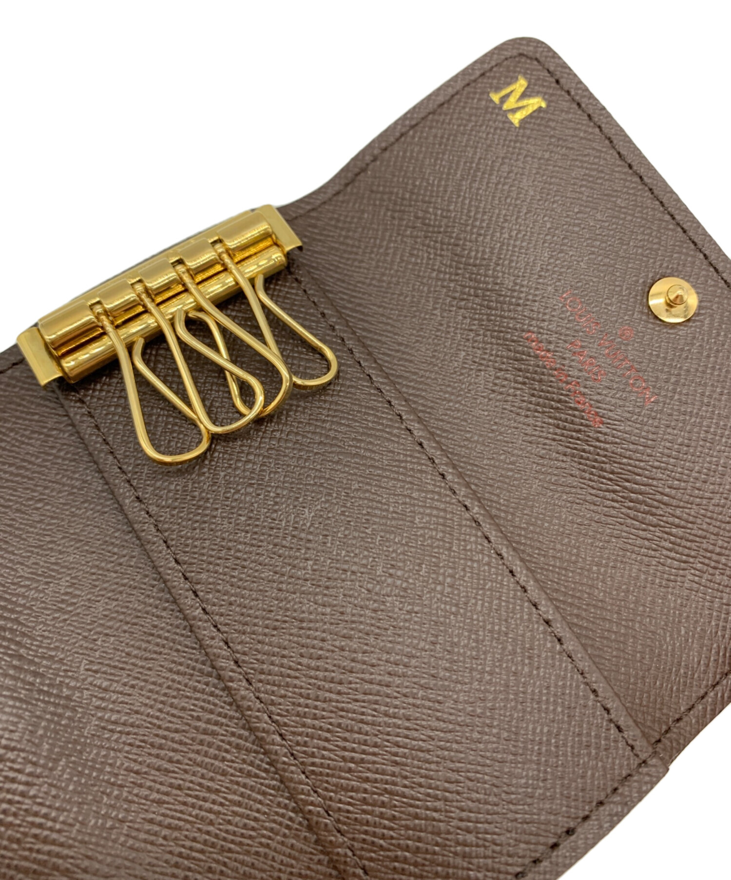 LOUIS VUITTON ダミエ・ブラウン キーケース 中古・古着通販】LOUIS VUITTON (ルイ ヴィトン) LOUIS VUITTON ダミエ