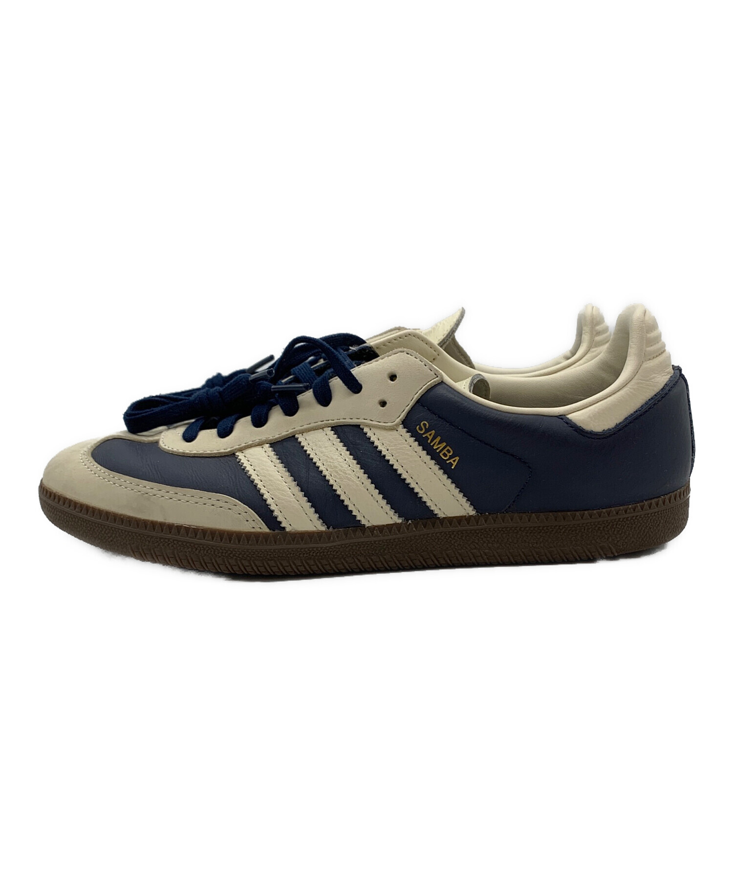 中古・古着通販】adidas (アディダス) Samba OG ベージュ×ネイビー 