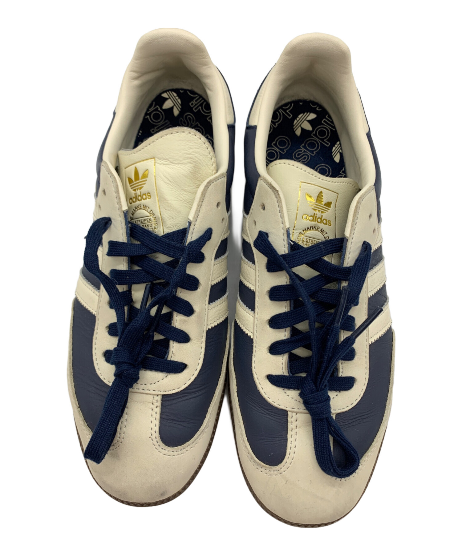 中古・古着通販】adidas (アディダス) Samba OG ベージュ×ネイビー