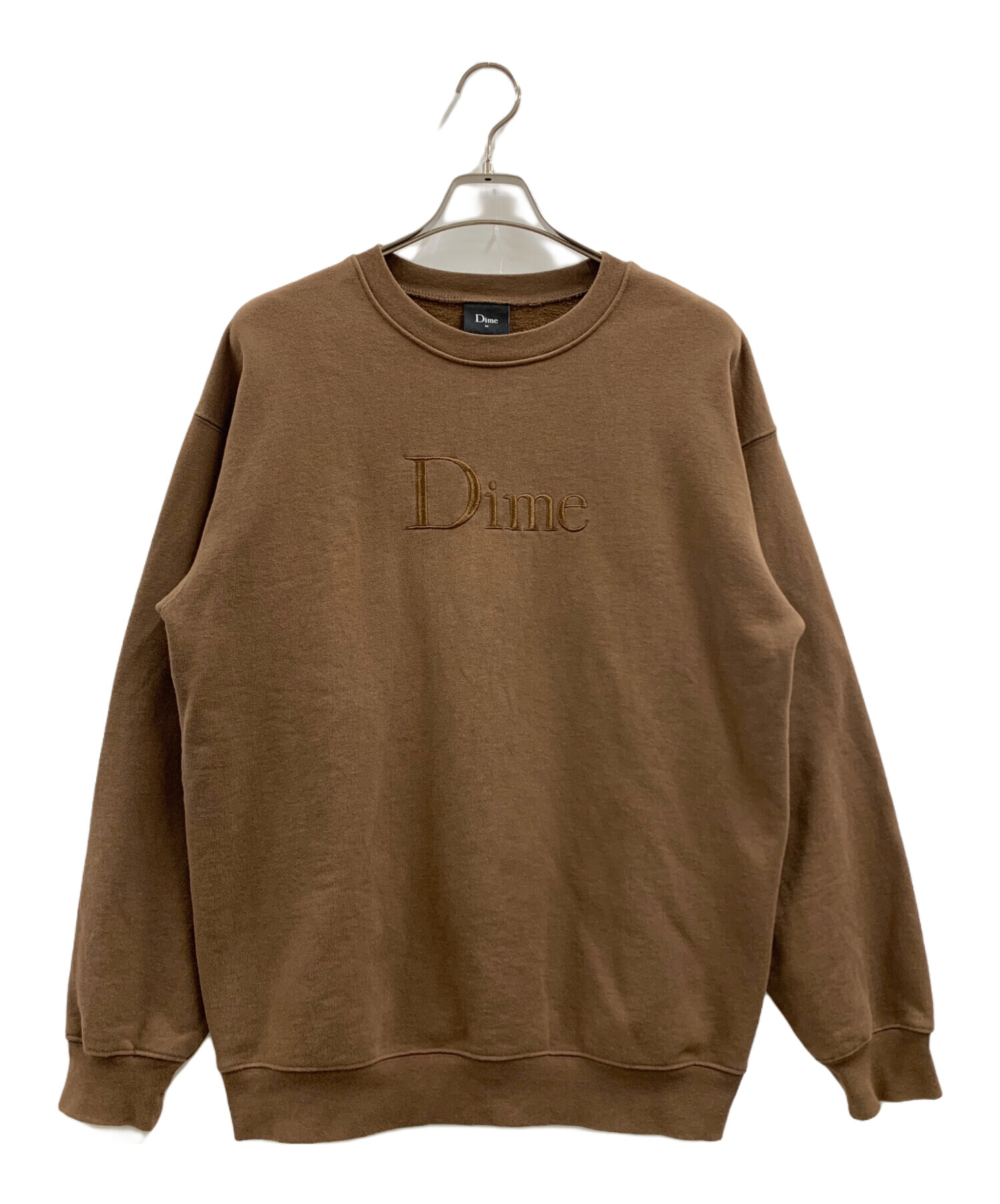 中古・古着通販】Dime (ダイム) Dime 裏起毛スウェット ブラウン