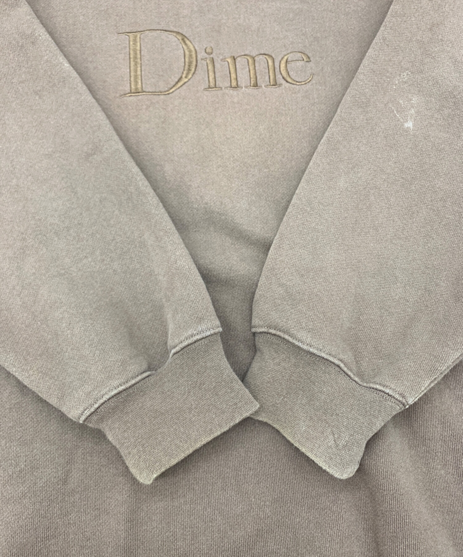 【正規品】Dime ブラウン Lサイズ スウェット 中古・古着通販】Dime (ダイム) Dime 裏起毛スウェット ブラウン