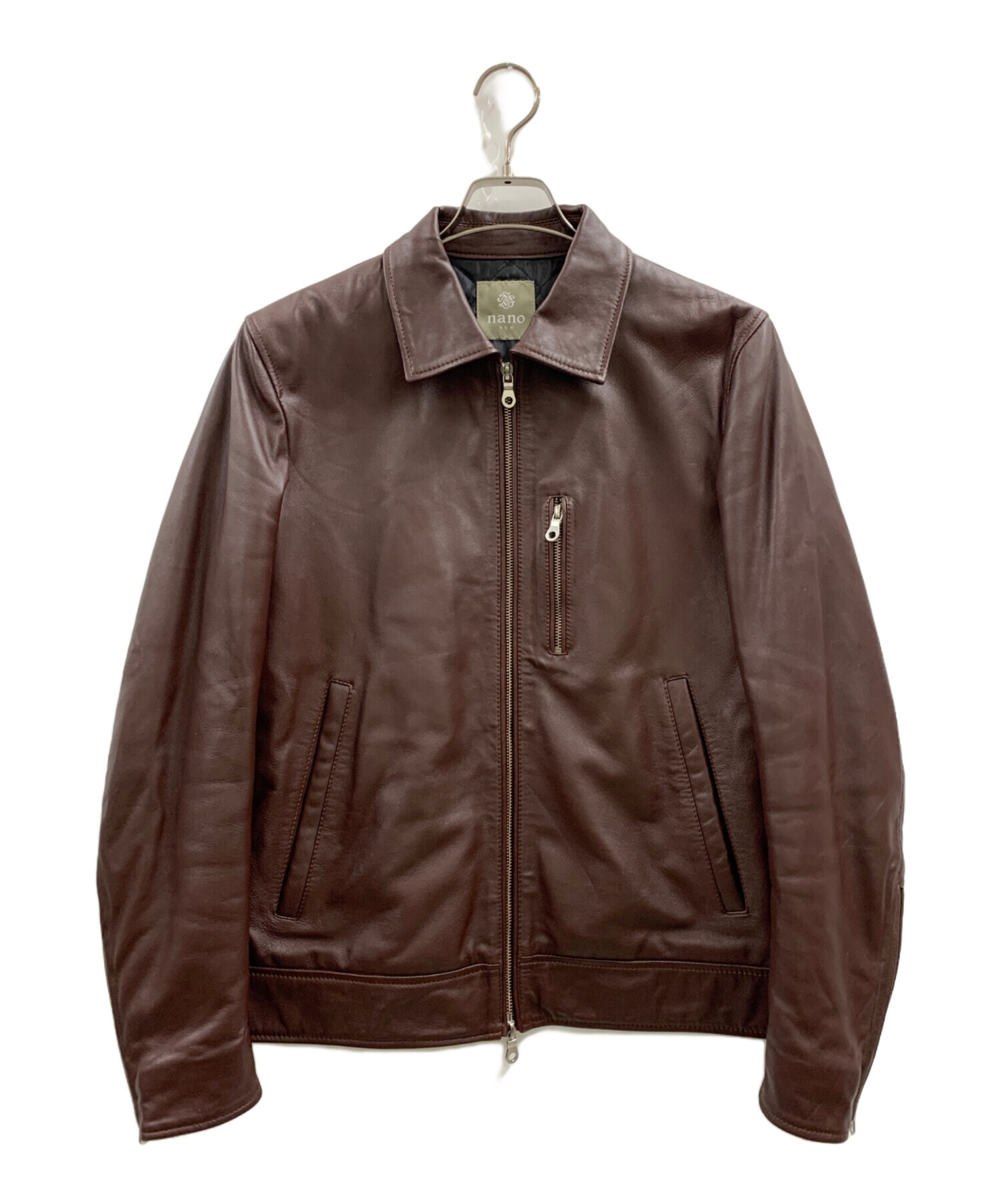 LA8357 マックスアンドコー レザージャケット ブラウン 本革 38 LA8357 マックスアンドコー レザージャケット ブラウン 本革 38 長く
