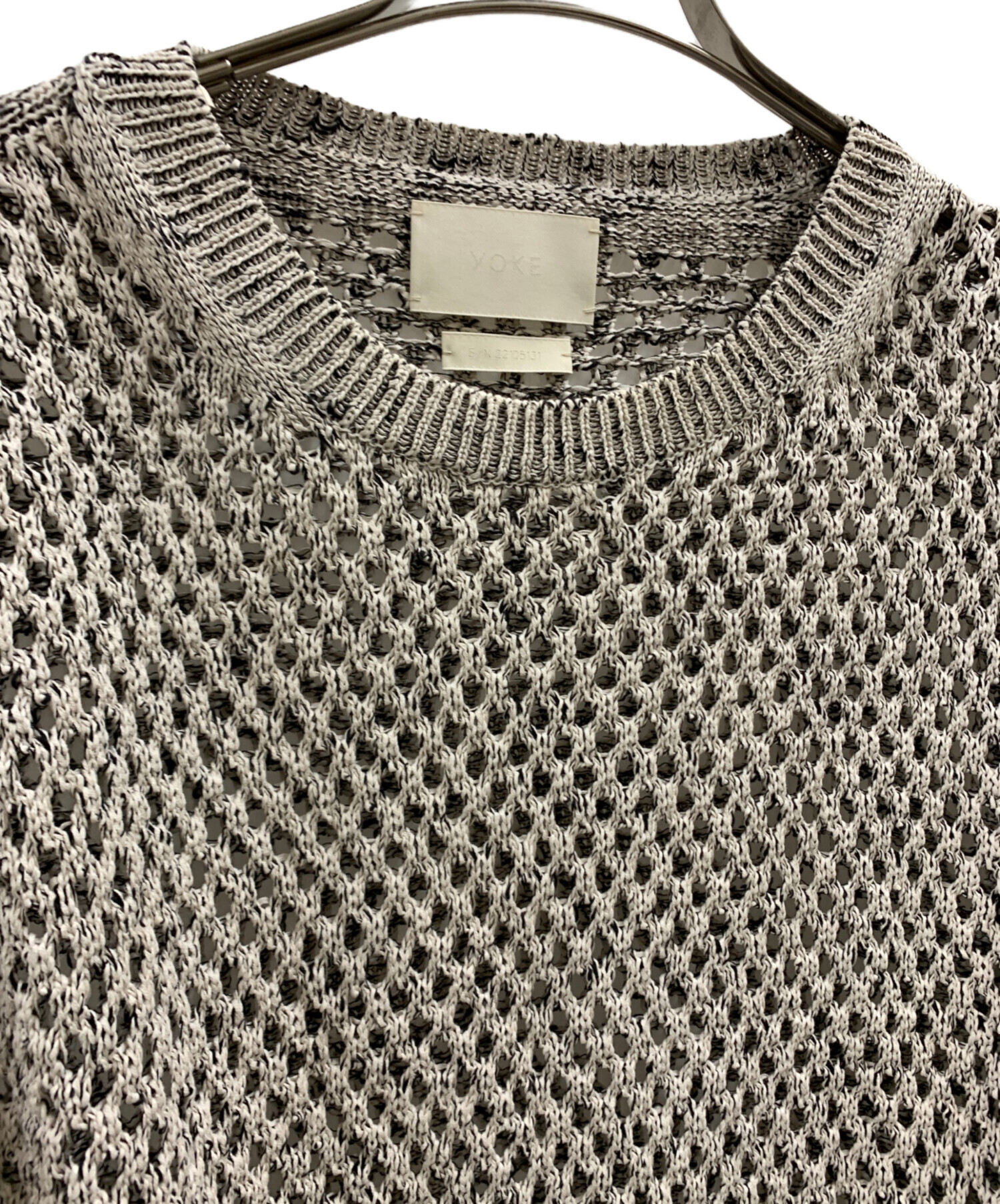 YOKE◇セーター(厚手)/3/ナイロン/GRY/YK22AW0415S//