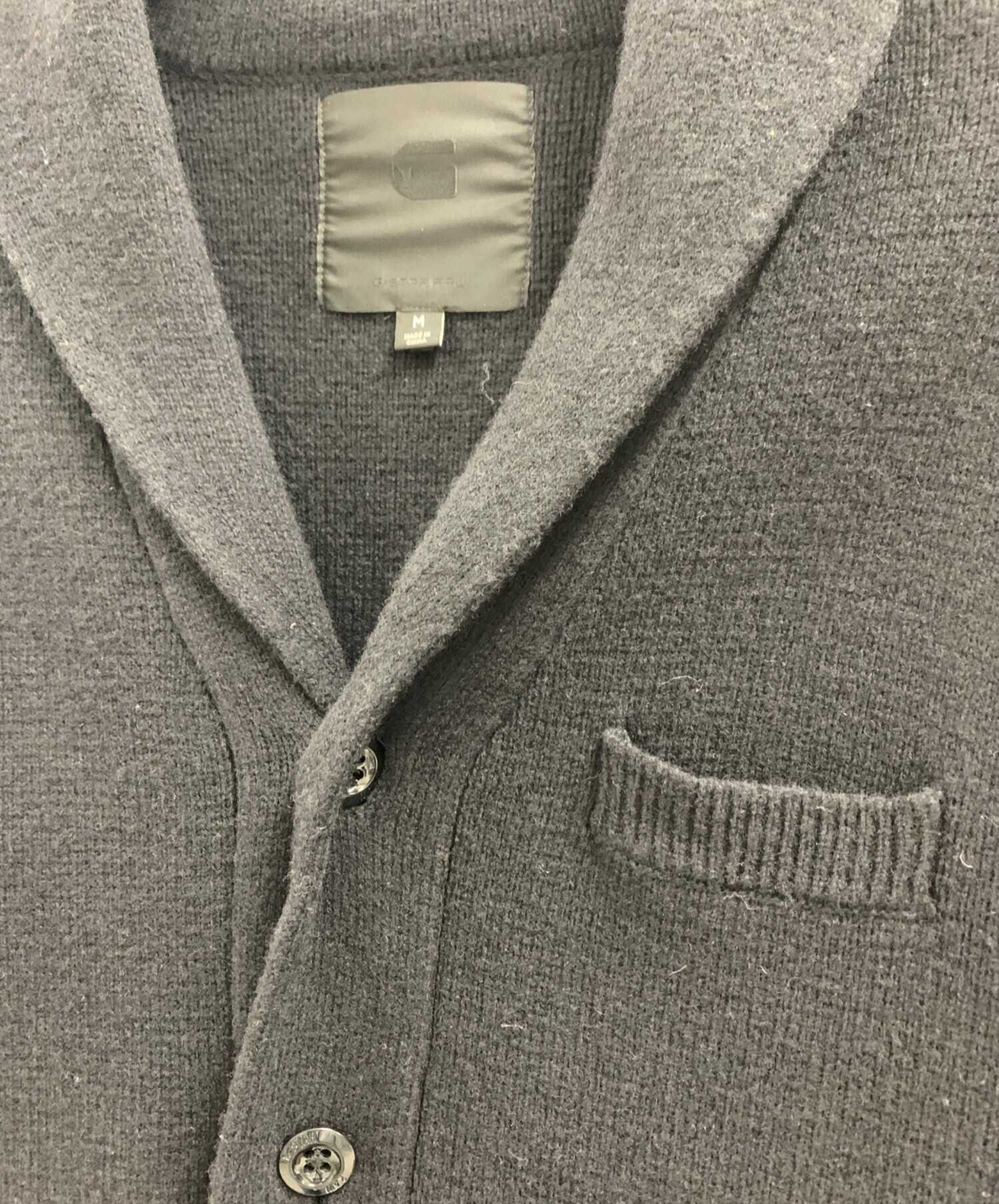 中古・古着通販】G-STAR RAW (ジースターロゥ) ニットジャケット 