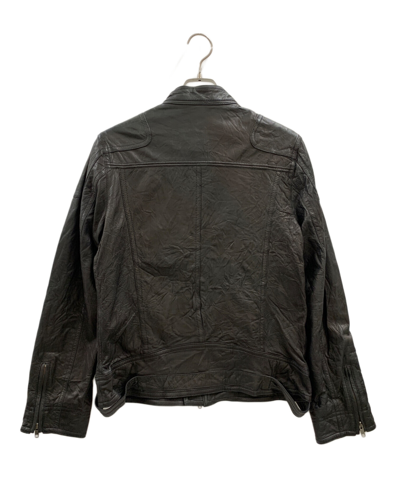 haruf halo rusty future レザージャケット 中古・古着通販】Haruf Halo rusty future (ハルフ ヘイロー