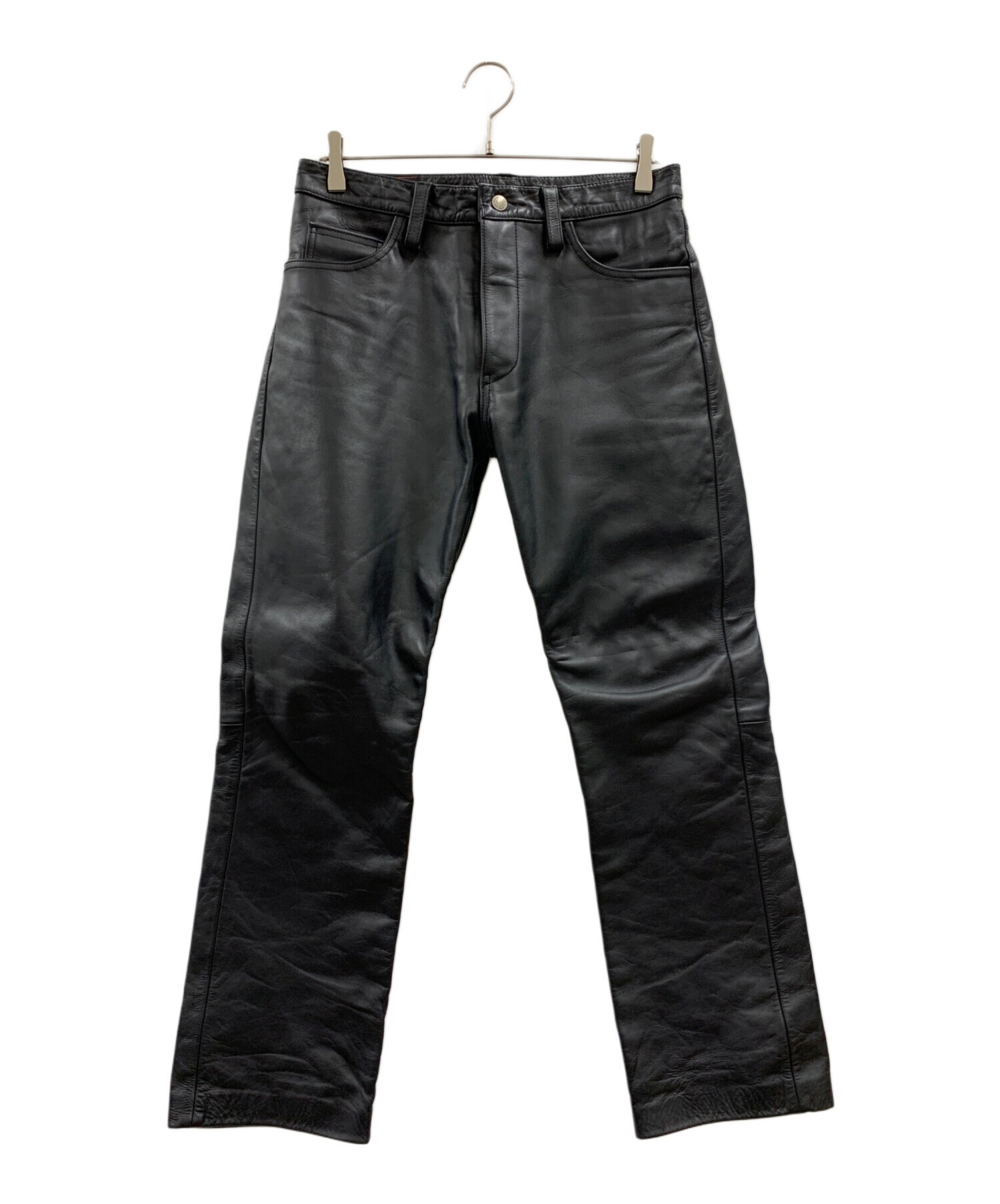 中古・古着通販】HIDE-STUFF (HIDE-STUFF) BEN DAVIS レザーパンツ