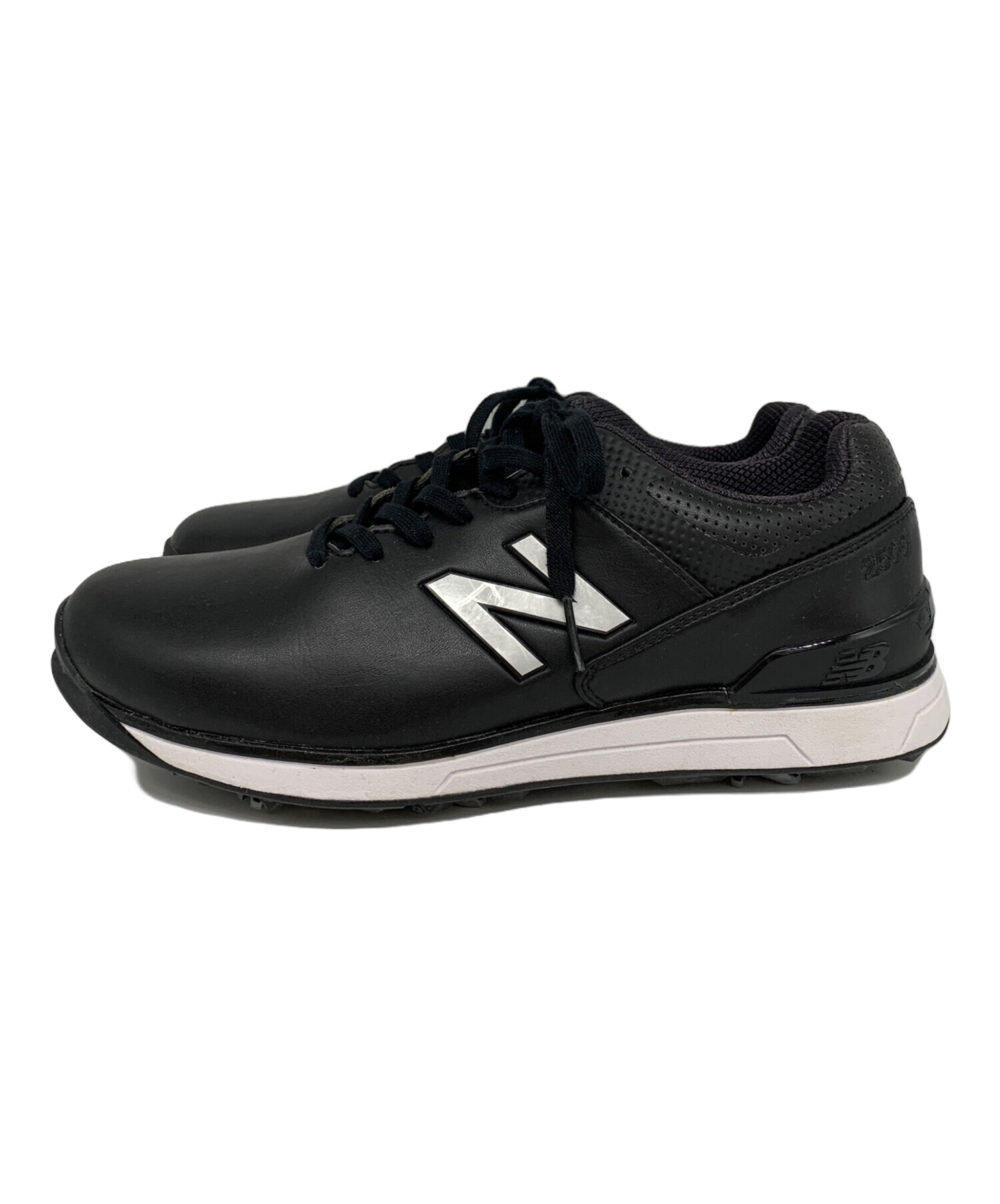 美品　New Balance 軽量ゴルフシューズ ブラック　25センチ 中古・古着通販】NEW BALANCE (ニューバランス) NEW BALANCE ゴルフ