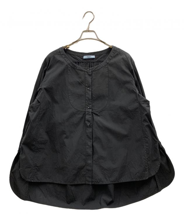 PRADA 黒 長袖シャツ 39 中古・古着通販】PRADA (プラダ) PRADA 長袖シャツ ブラック サイズ:38