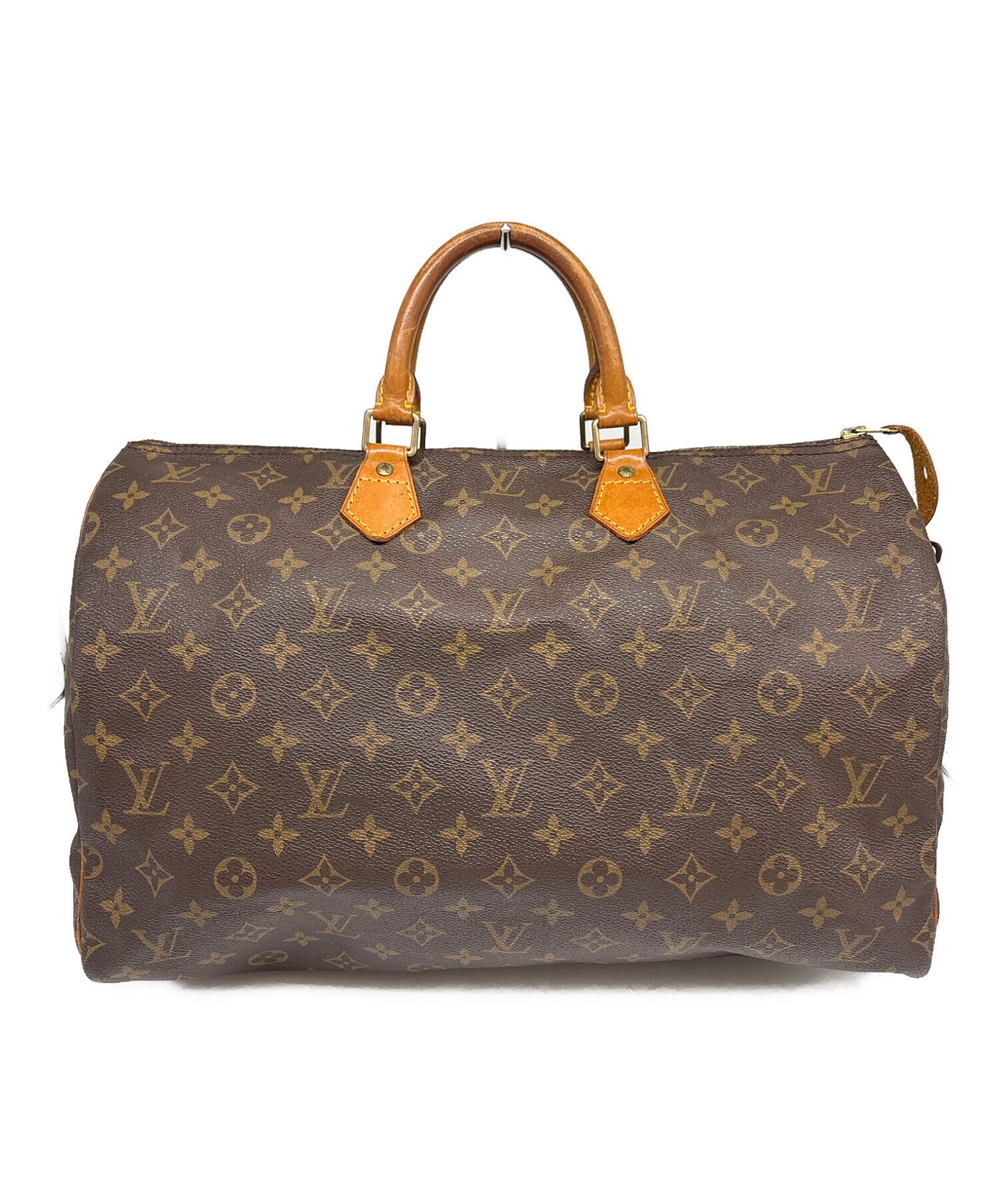 【正規品】ルイヴィトン モノグラム スピーディ40 ハンドバッグ ブラウン 茶色 中古・古着通販】LOUIS VUITTON (ルイ ヴィトン) スピーディ40