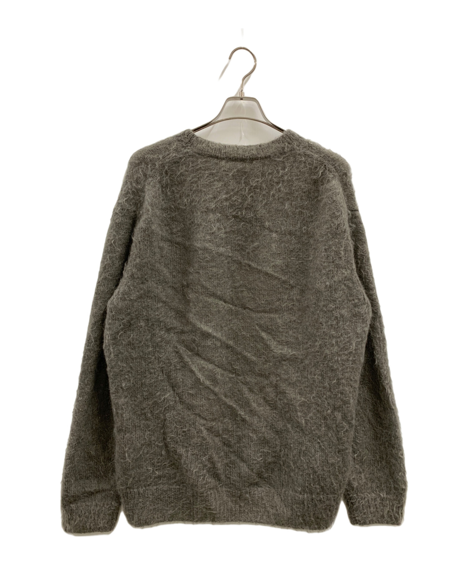 AURALEE グレー ニットカーディガン 厚手4 AURALEE グレー ニットカーディガン 厚手4 AURALEE カーディガン