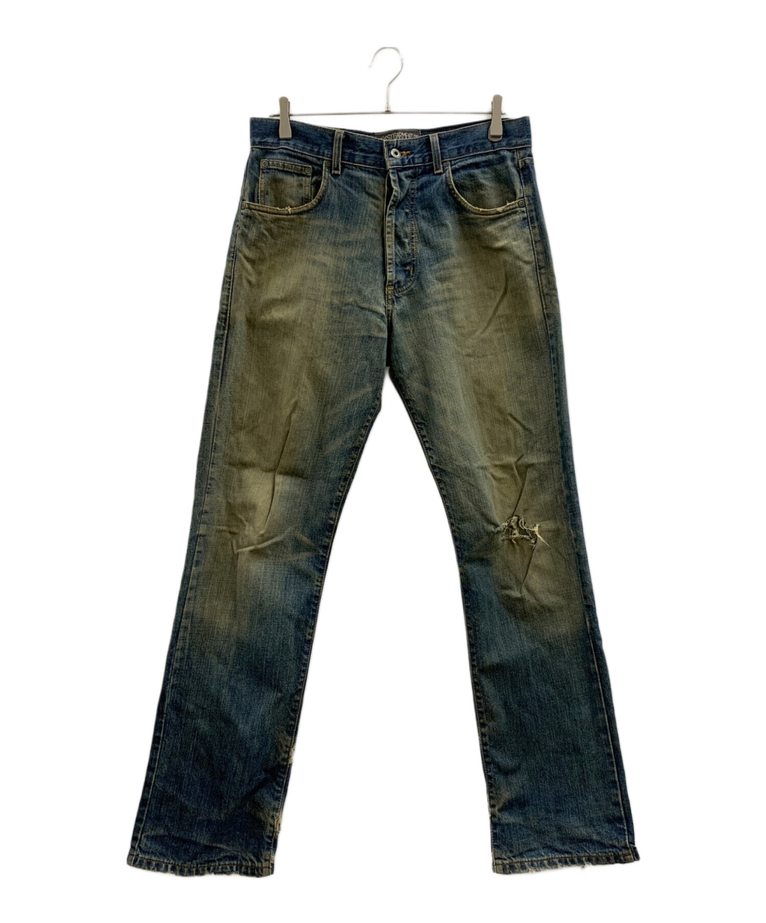 中古・古着通販】stussy (ステューシー) stussy ダメージ加工デニム