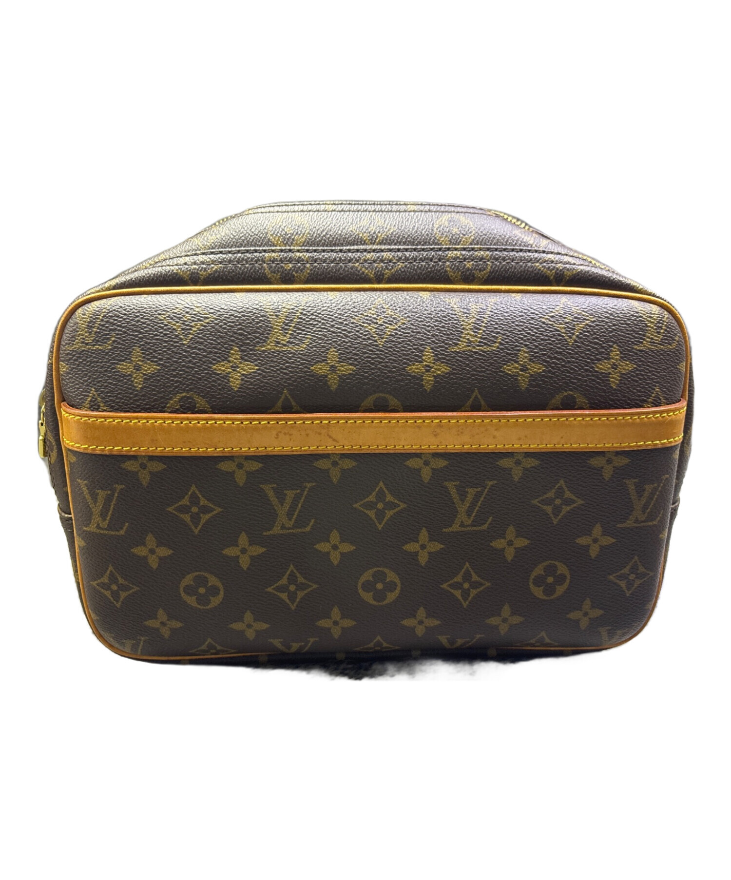 Louis Vuitton ショルダーバッグ 中型 ダークブラウン 中古・古着通販】LOUIS VUITTON (ルイ ヴィトン) ショルダーバッグ