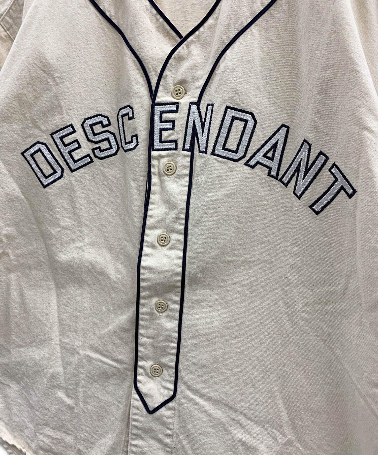 DESCENDANT ベースボールシャツ サイズ1 値下げOK 中古・古着通販