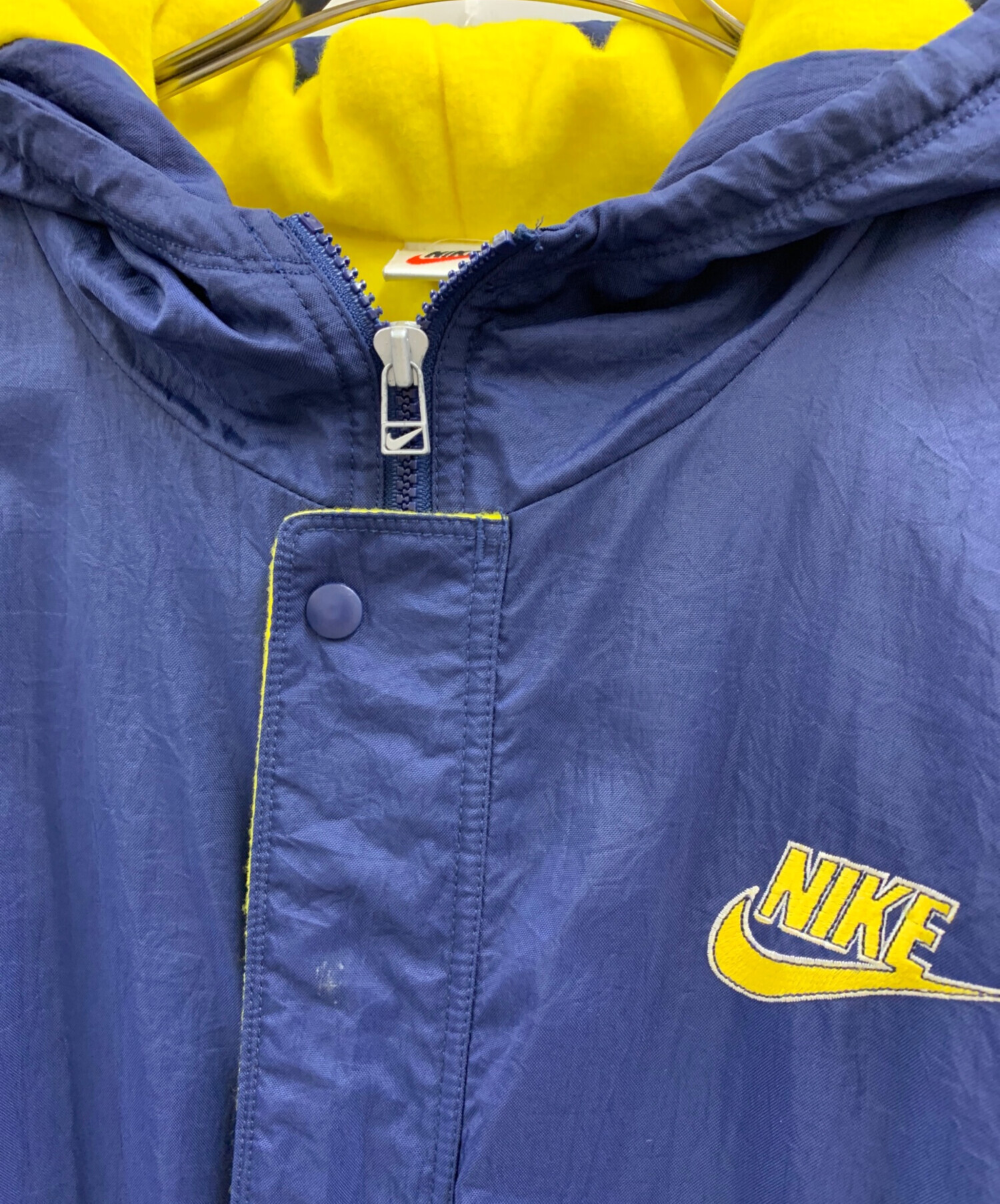 中古・古着通販】NIKE (ナイキ) NIKE ナイロンジャケット ネイビー