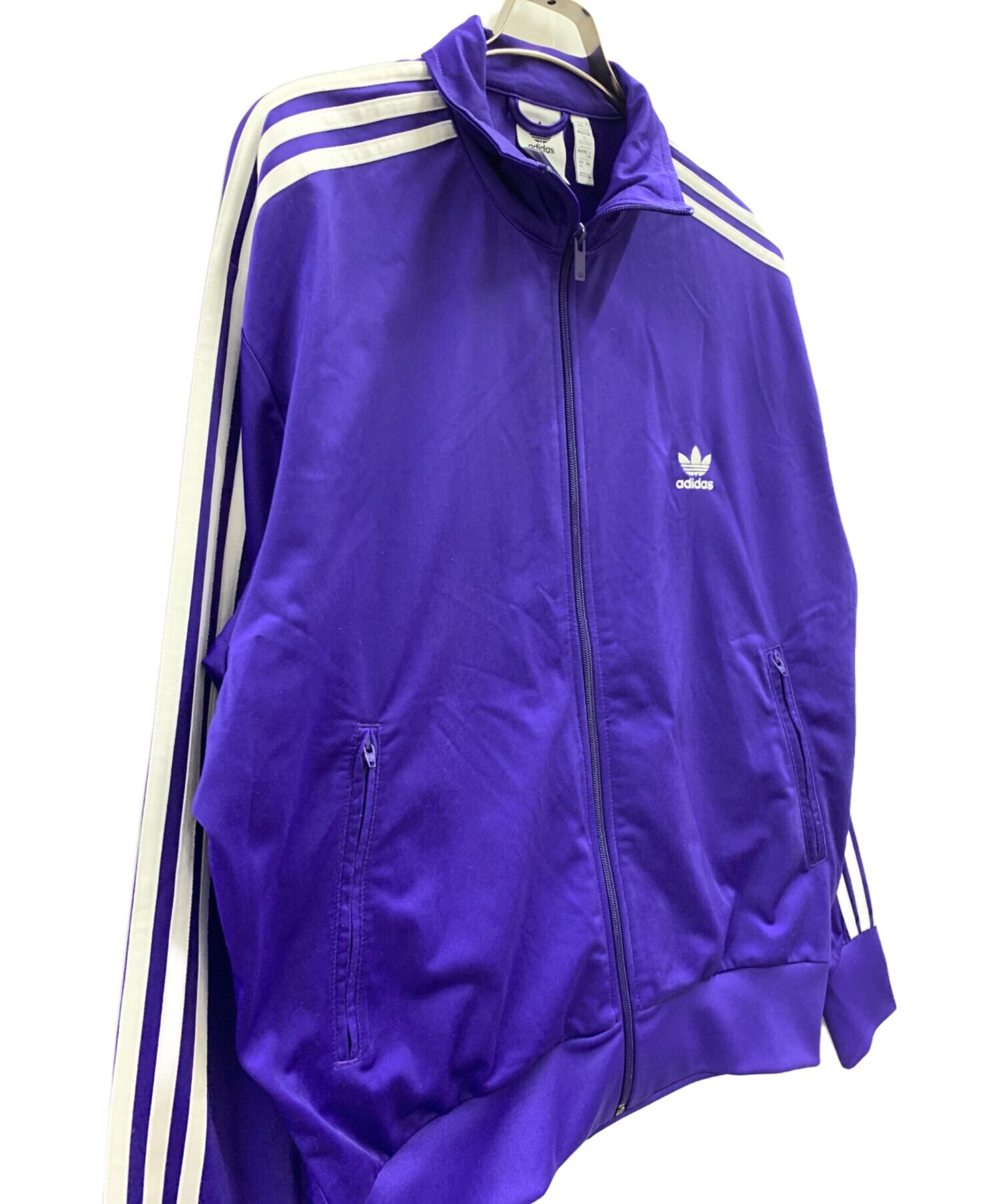 adidas originals ジャージ セットアップ パープル 中古・古着通販】adidas (アディダス) adidas セットアップジャージ
