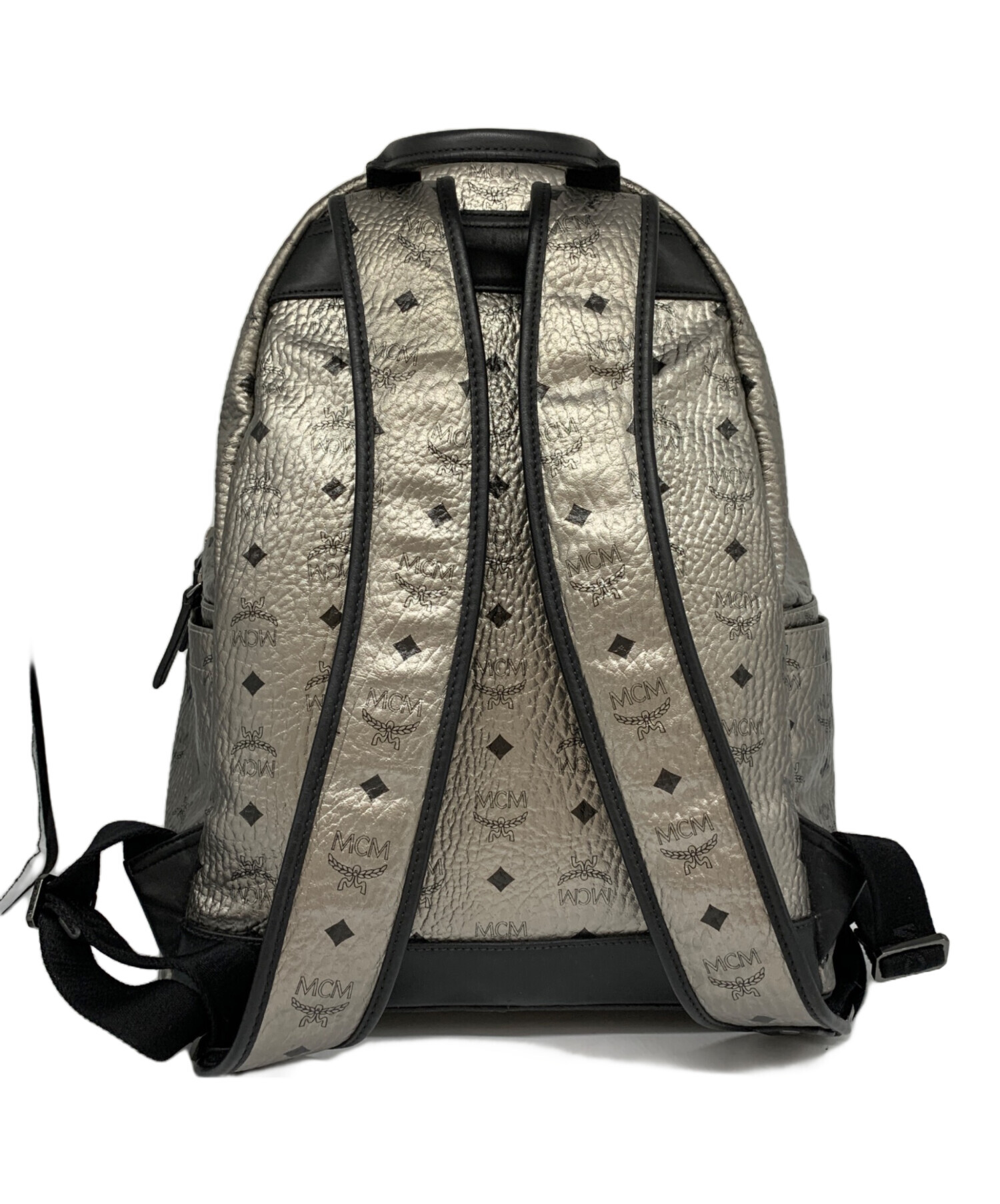 中古・古着通販】MCM (エムシーエム) MCM リュック シルバー｜ブランド 