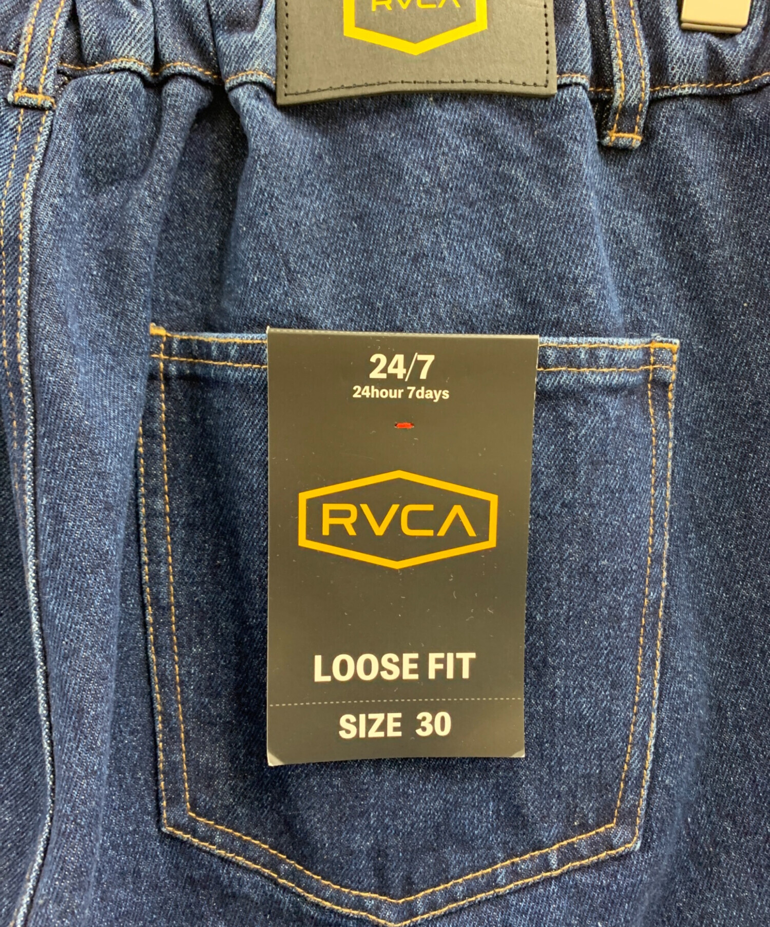 中古・古着通販】RVCA (ルーカ) デニムパンツ ネイビー サイズ:W30 未