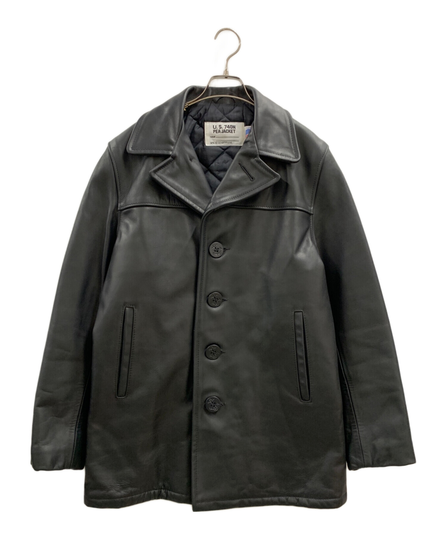 中古・古着通販】Schott (ショット) Schott PEA JACKET ブラック