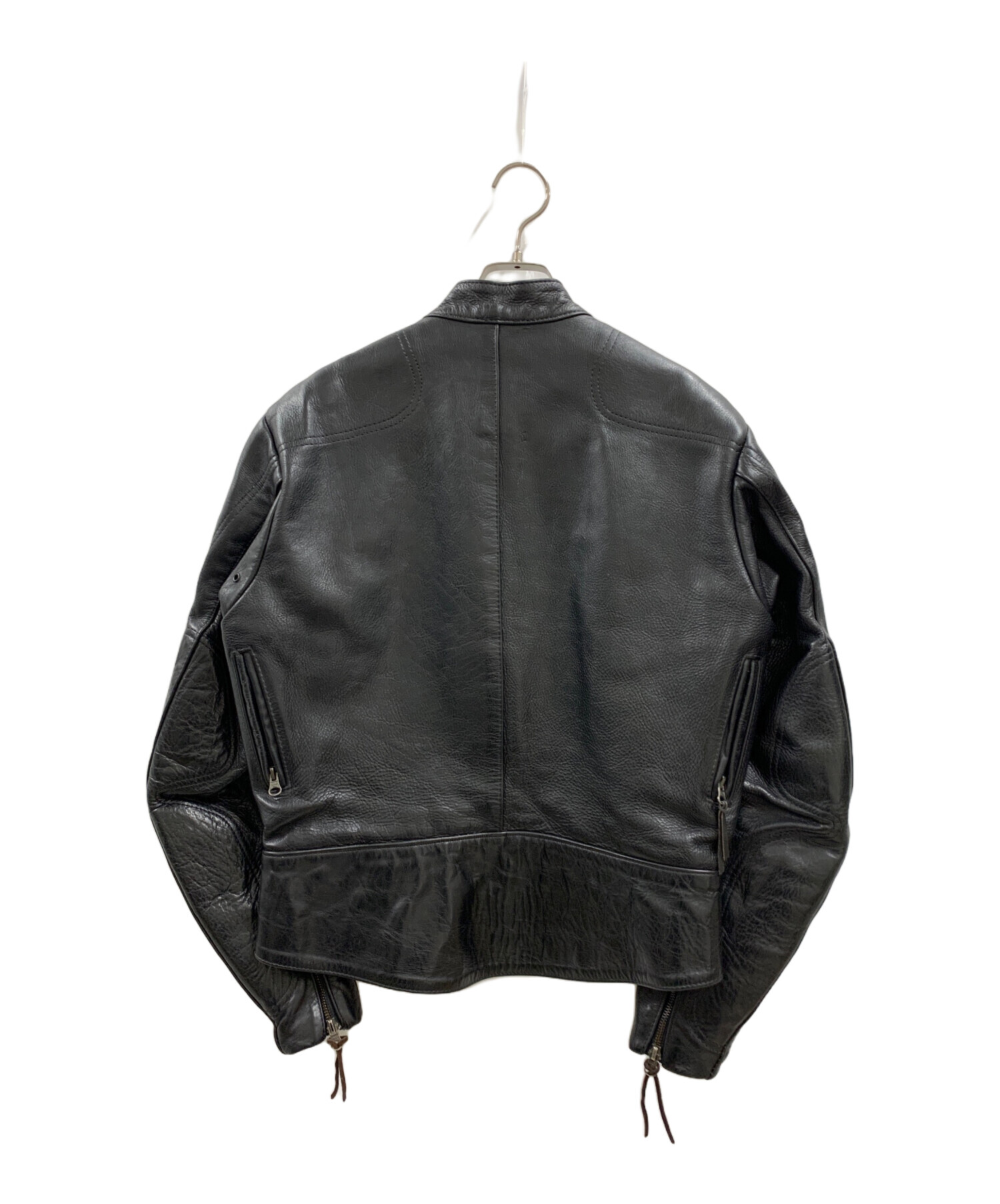美品Vanson ブラック レザーライダースジャケットサイズ40 中古・古着通販】VANSON (バンソン) VANSON レザーライダース
