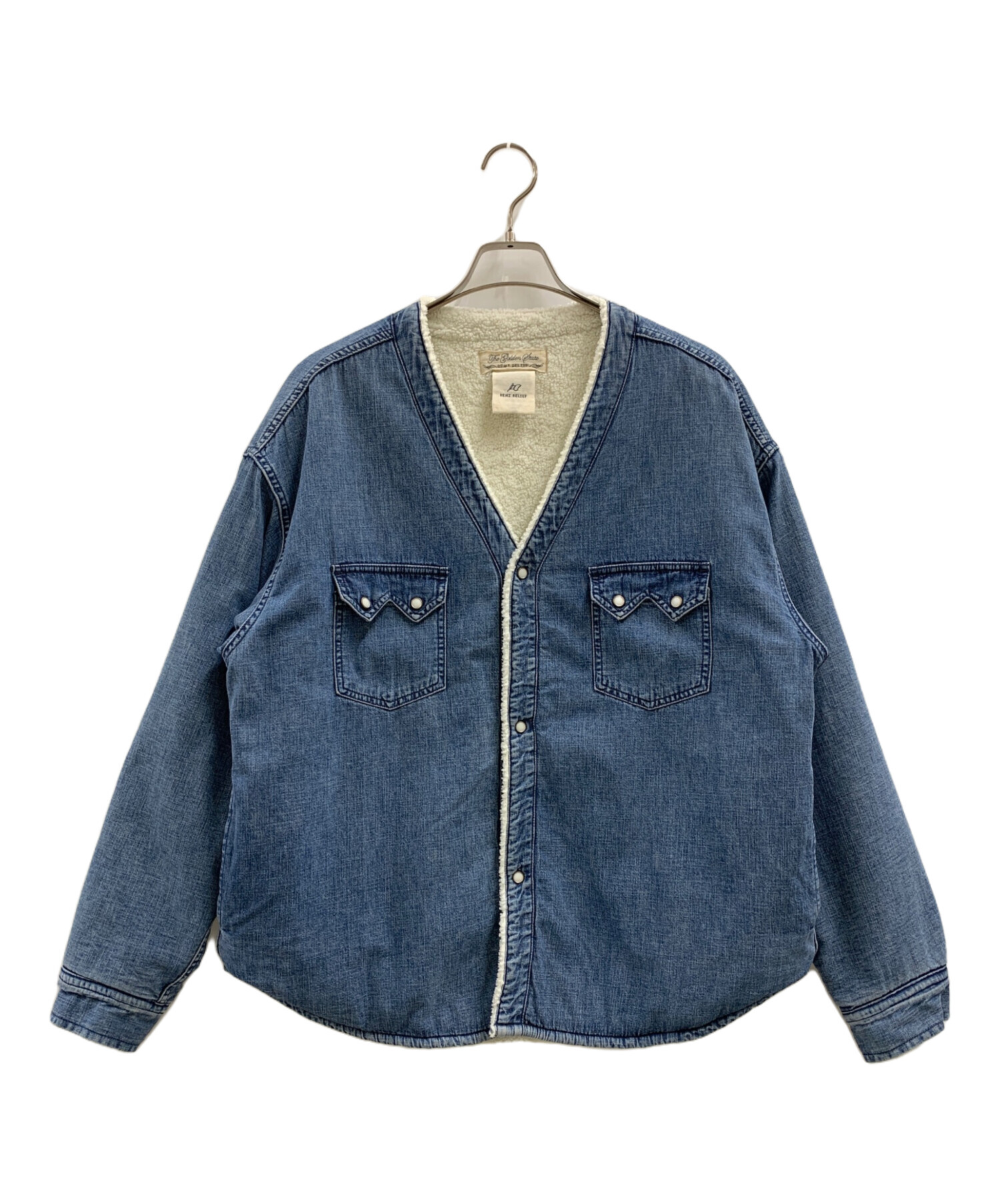 レミレリーフ　ボア　デニムジャケット　REMI RELIEF 中古・古着通販】REMI RELIEF (レミレリーフ) REMI RELIEF 裏ボア