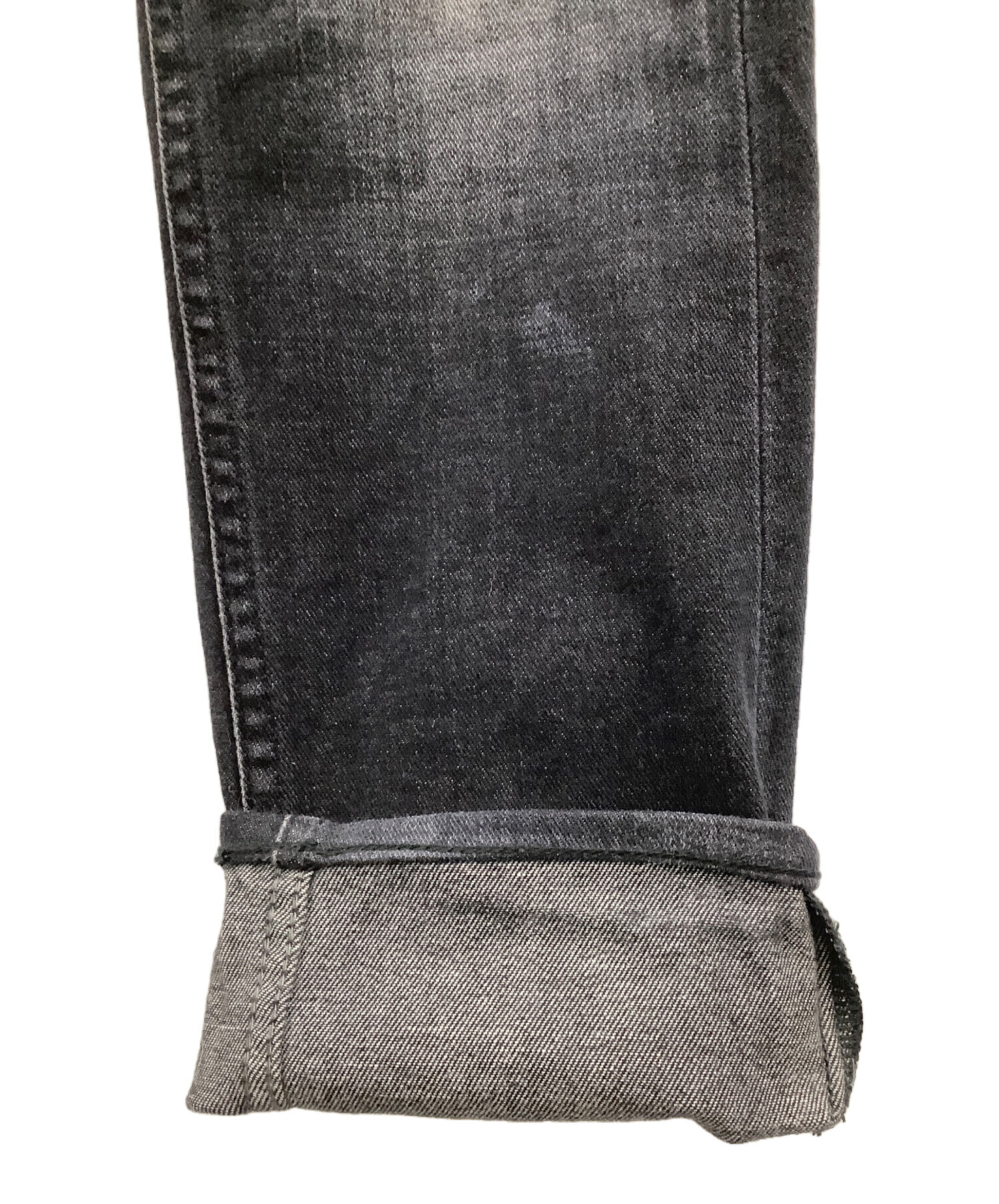 中古・古着通販】Denham (デンハム) ダメージ加工スキニーデニムパンツ 
