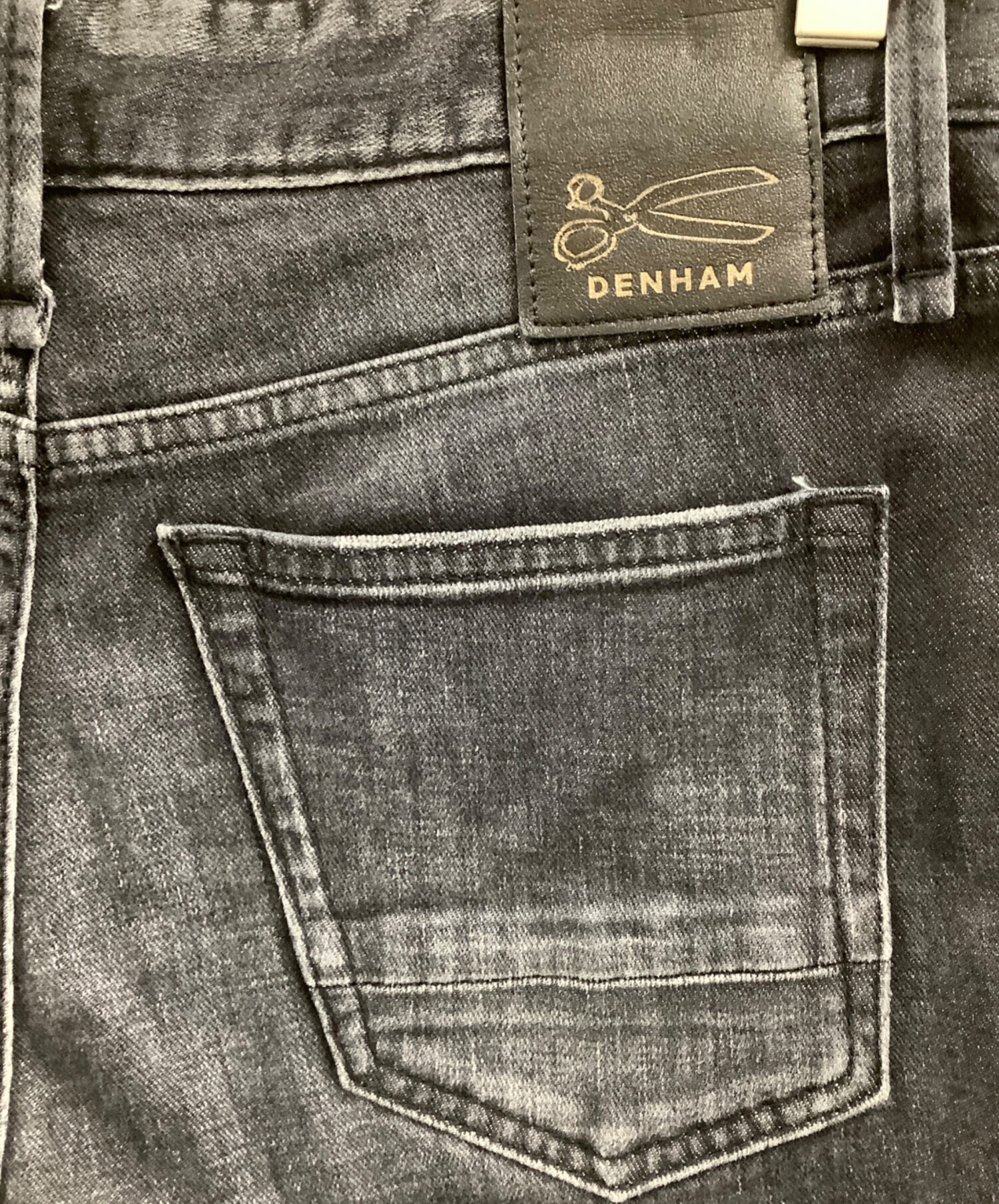 中古・古着通販】Denham (デンハム) ダメージ加工スキニーデニムパンツ 