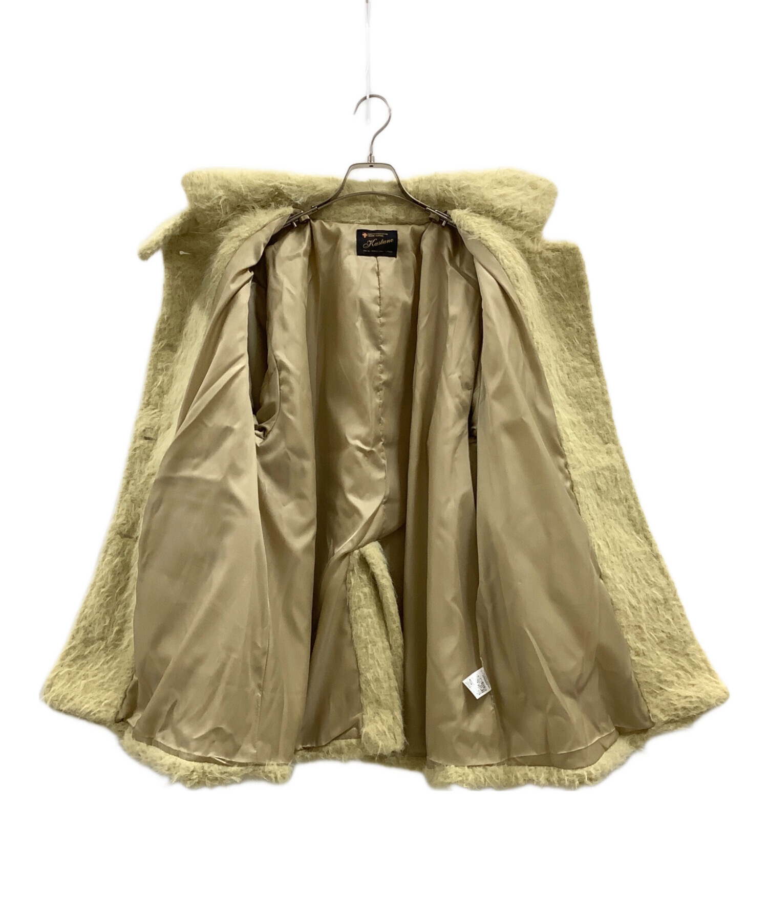 中古・古着通販】KASTANE (カスタネ) Kastane シャギーコート イエロー