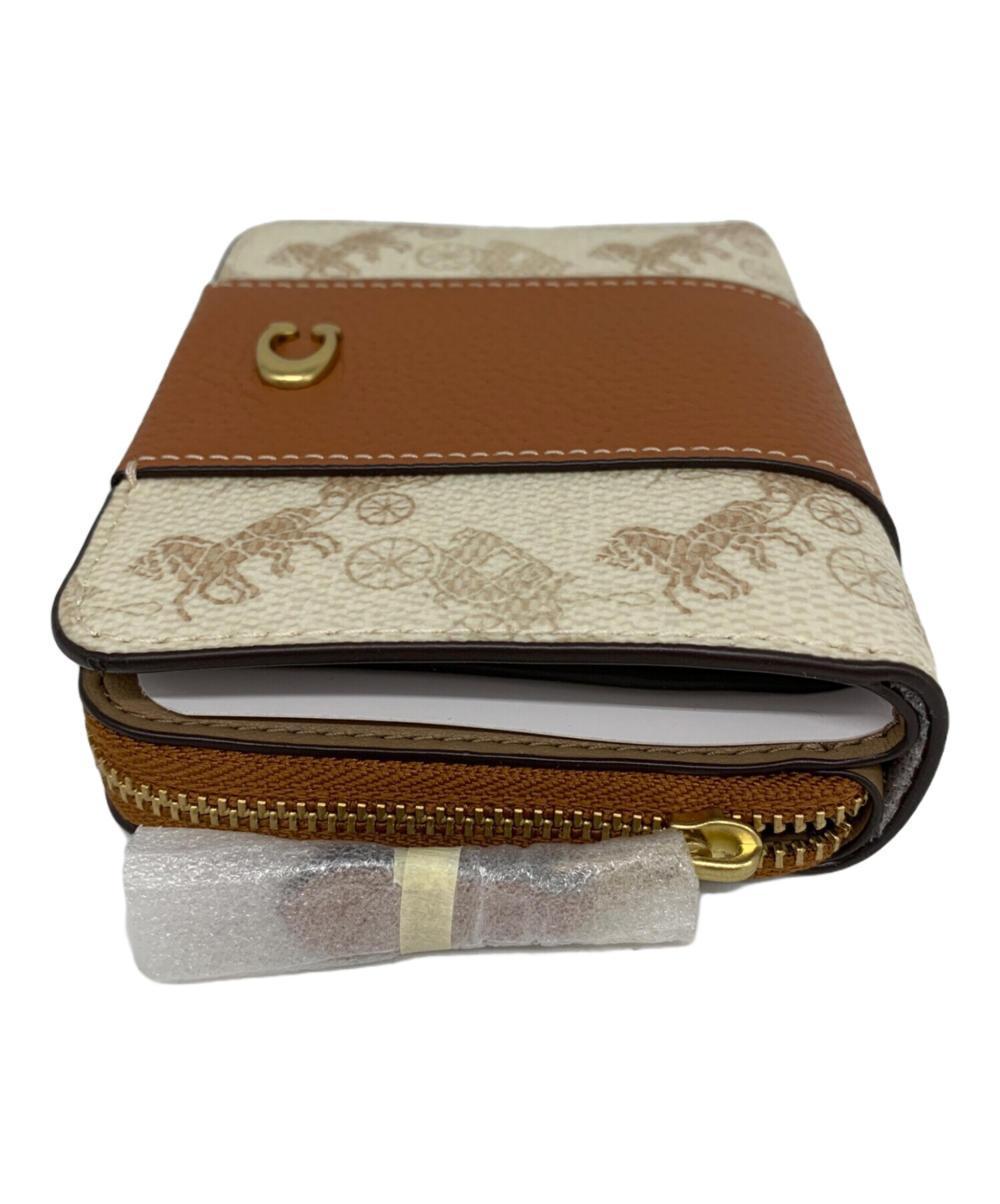 中古・古着通販】COACH (コーチ) COACH 2つ折り財布 ブラウン